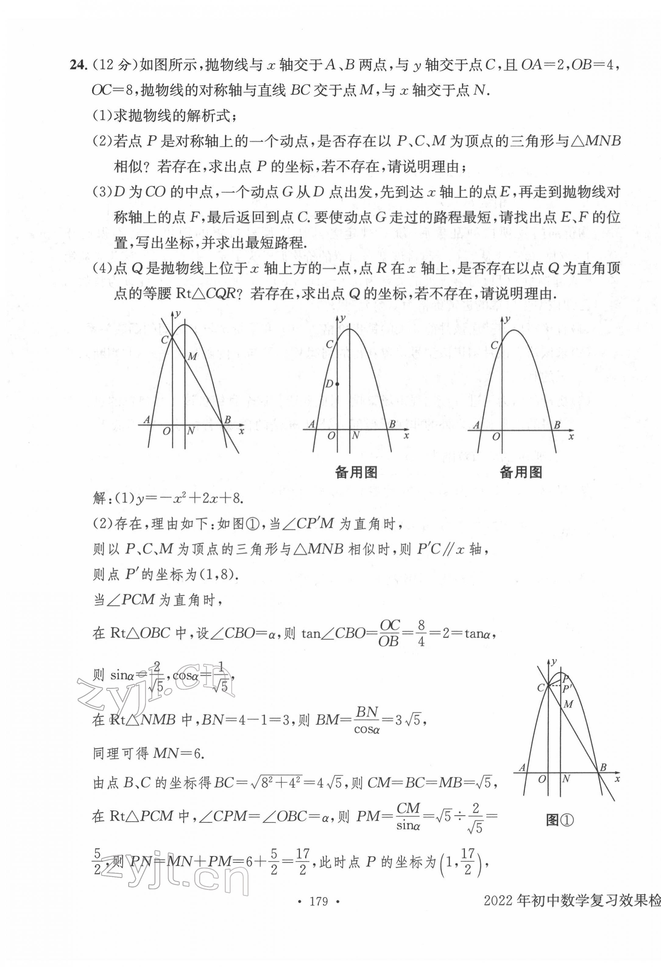 2022年中考总复习长江出版社数学 第23页