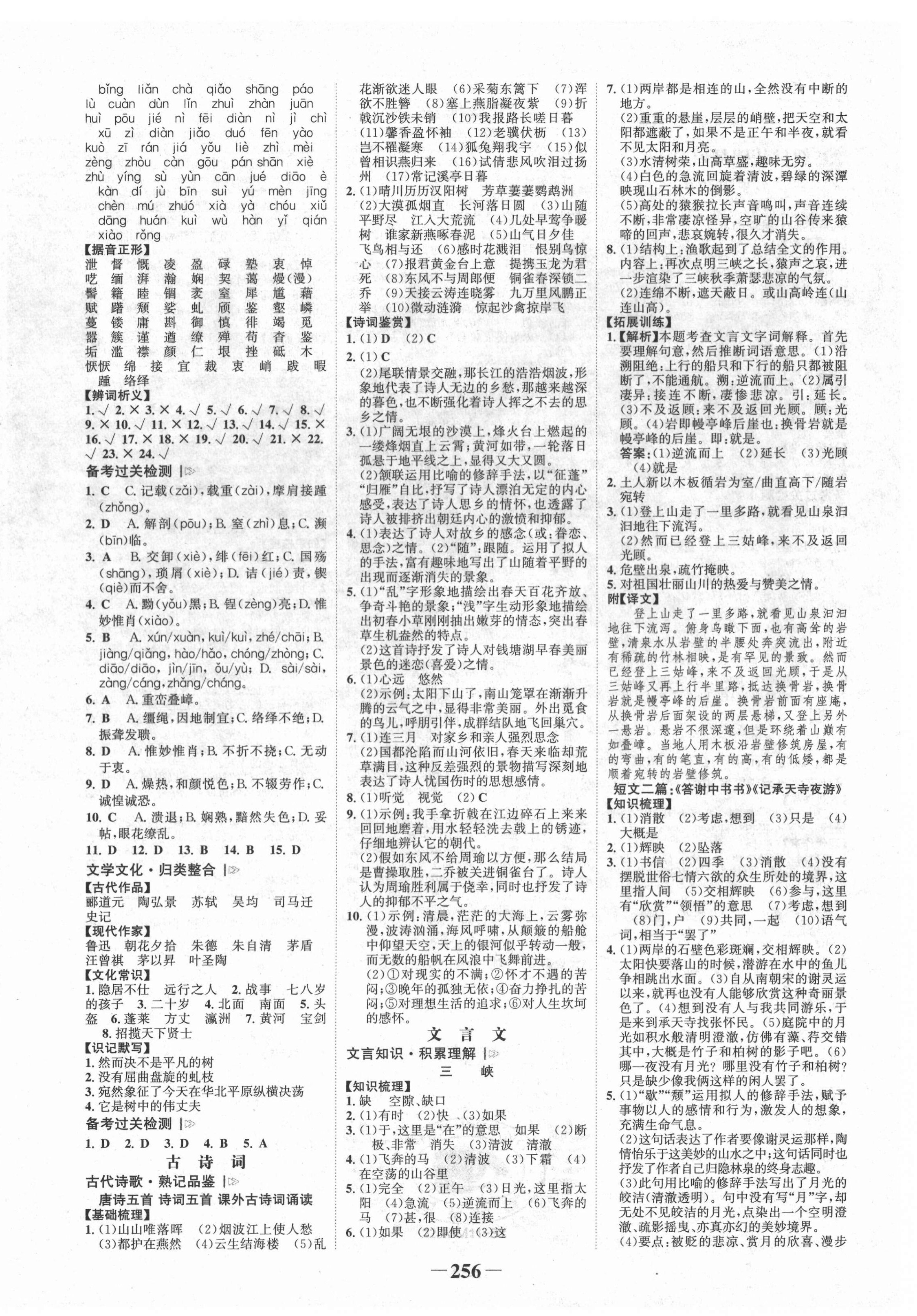 2022年世纪金榜金榜中考语文邵阳专版 第4页
