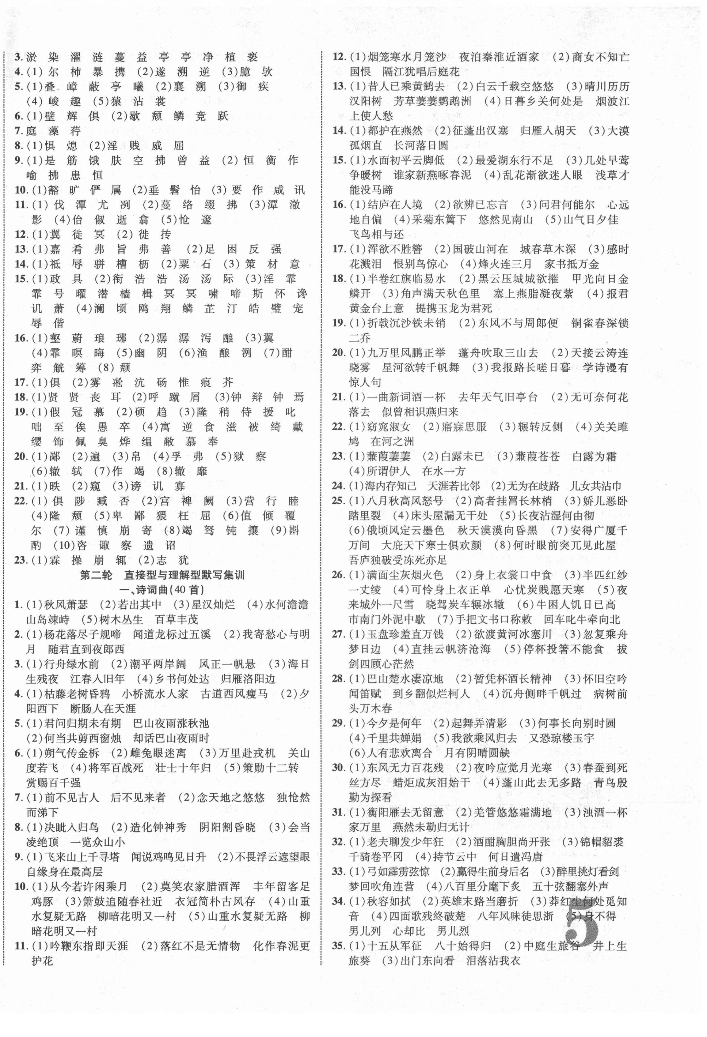 2022年中教联云南中考新突破语文 第10页