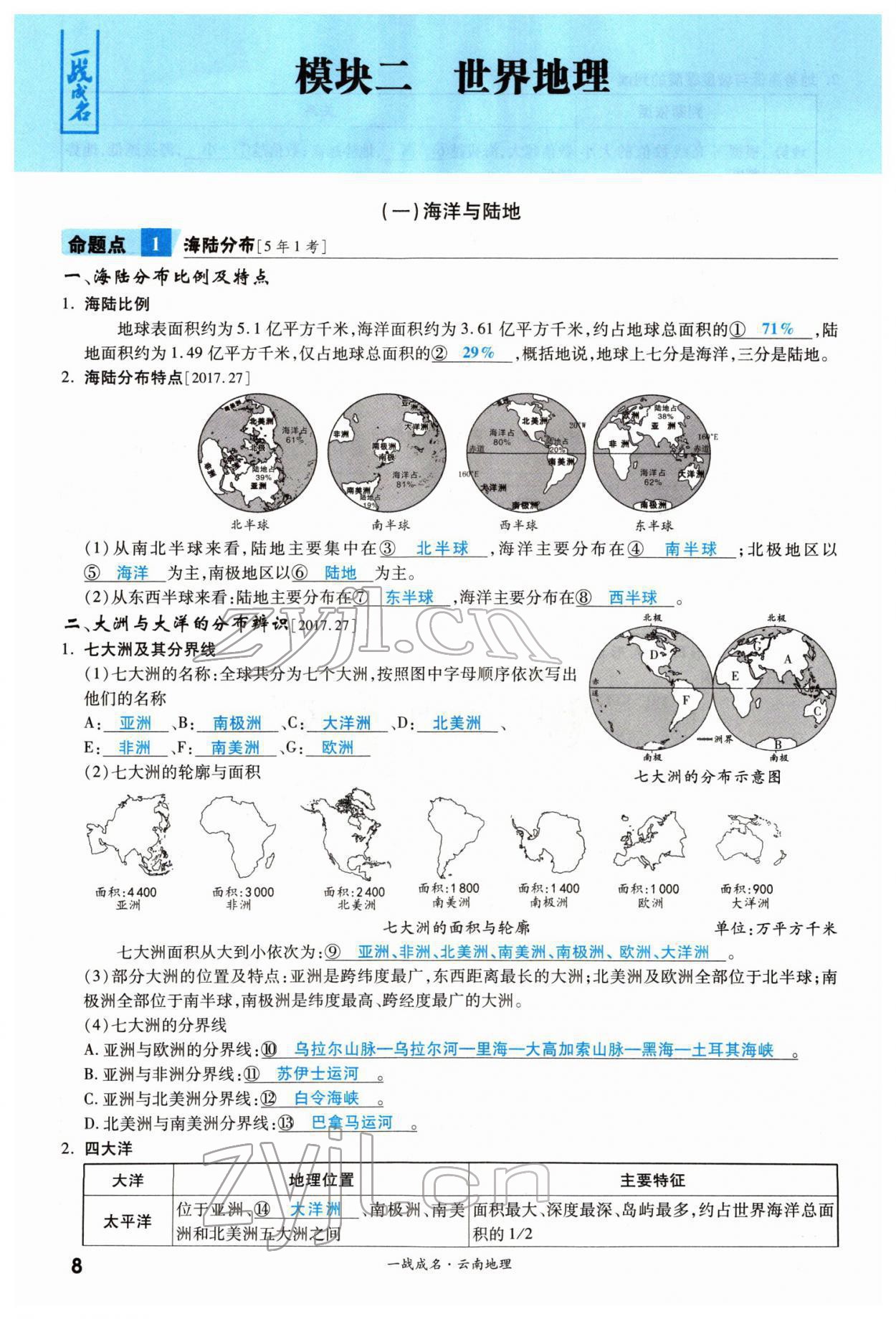 2022年一战成名考前新方案地理云南专版 第8页