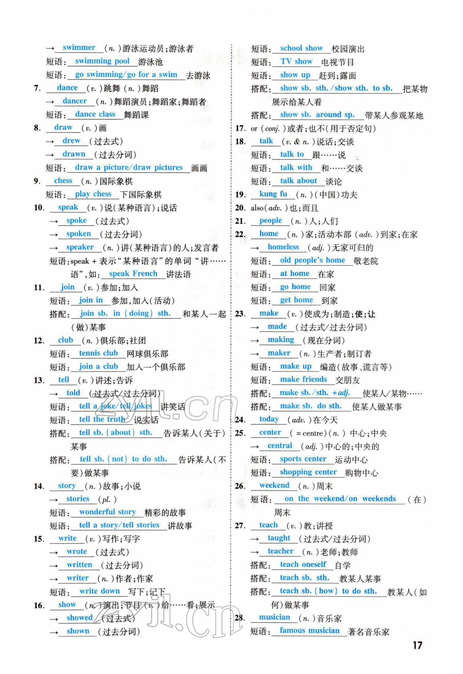 2022年一战成名考前新方案英语云南专版 参考答案第35页