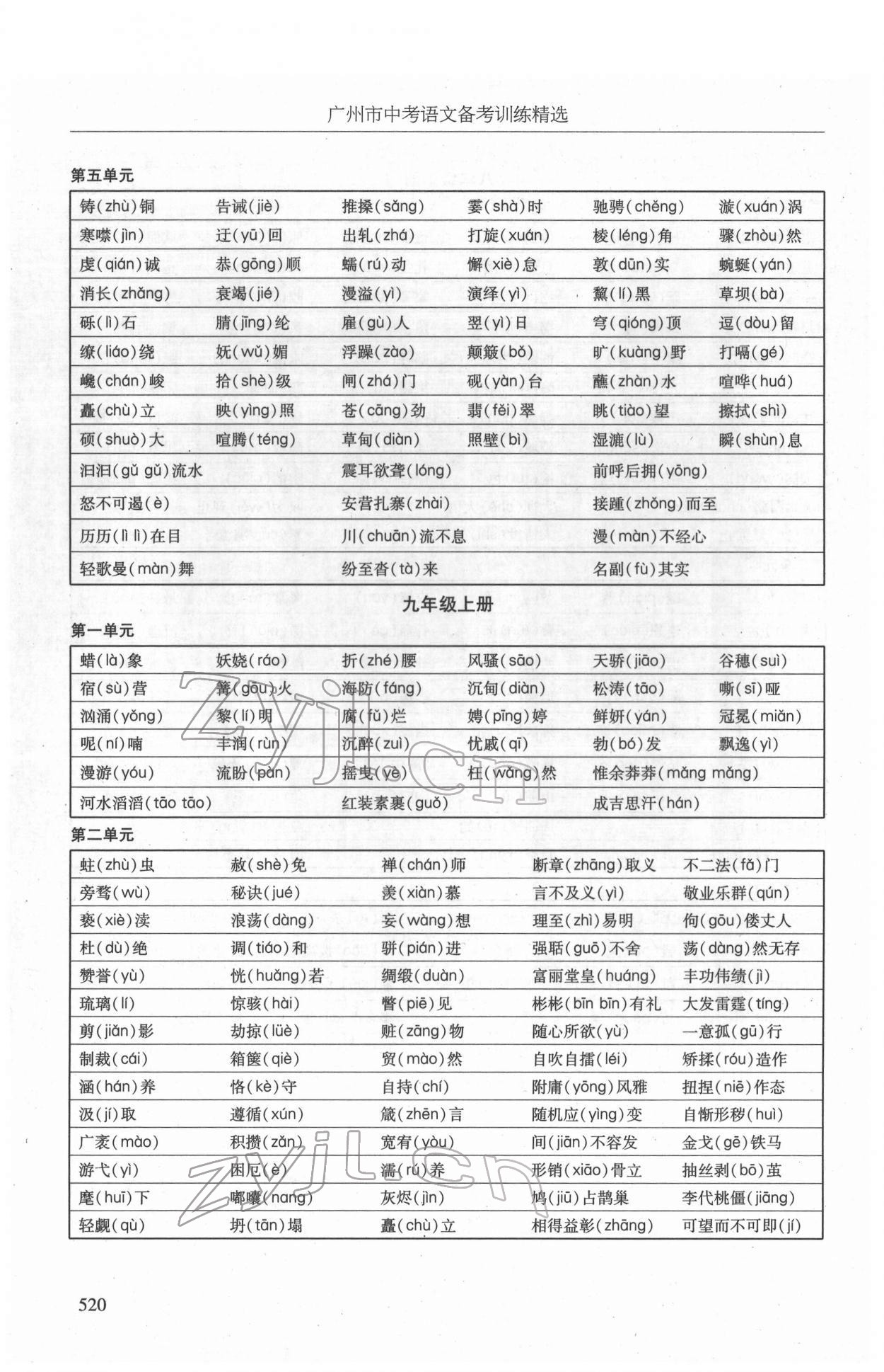 2022年广州市中考语文备考训练精选 第6页