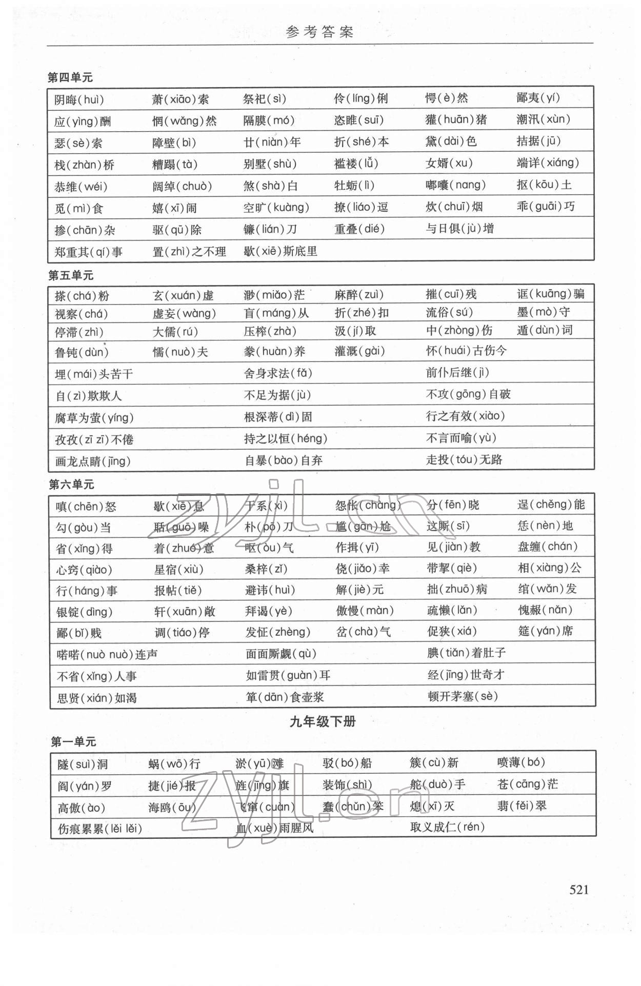 2022年广州市中考语文备考训练精选 第7页