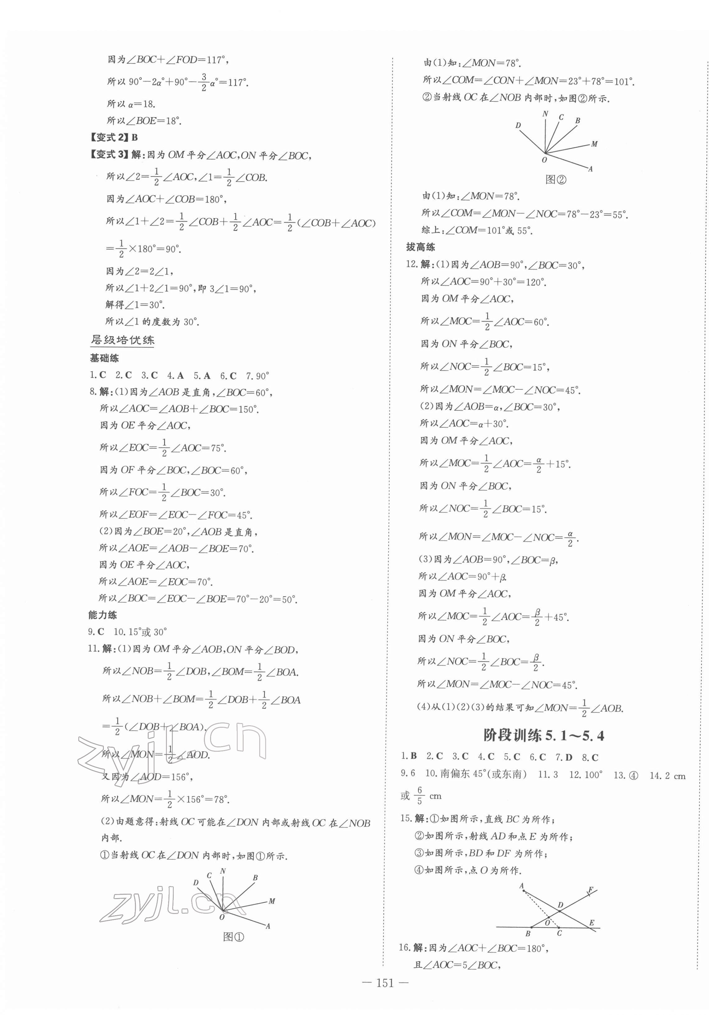 2022年练案六年级数学下册鲁教版五四制 第3页