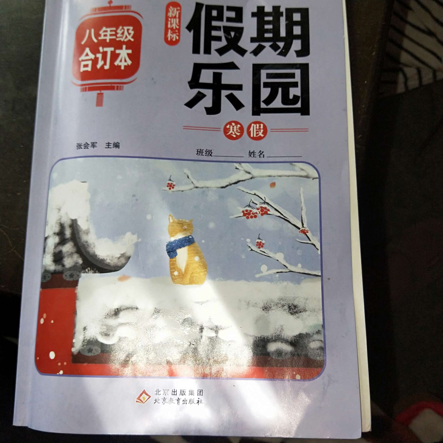 2022年假期乐园寒假北京教育出版社八年级合订本