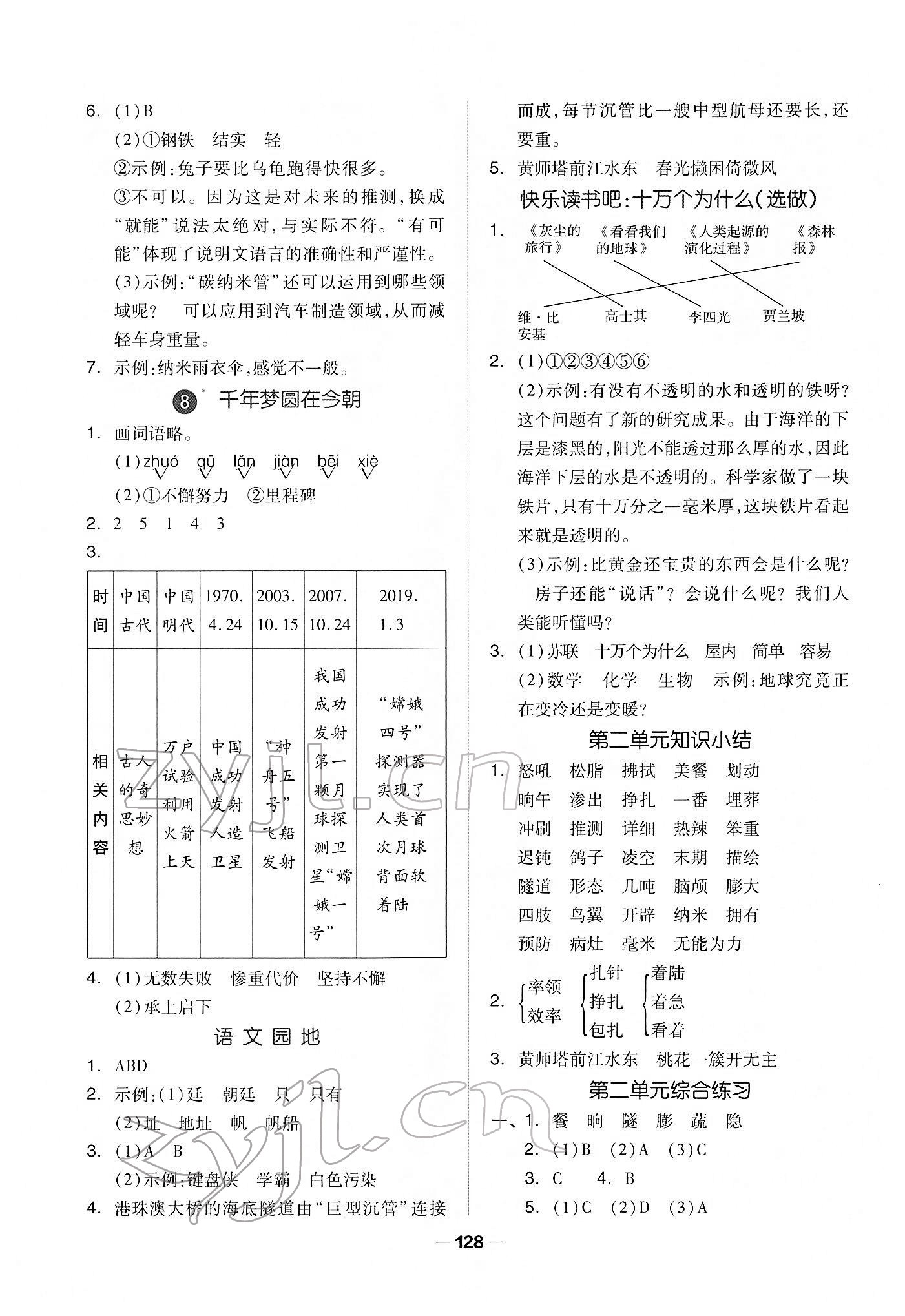 2022年新思維伴你學(xué)四年級(jí)語文下冊(cè)人教版 第4頁