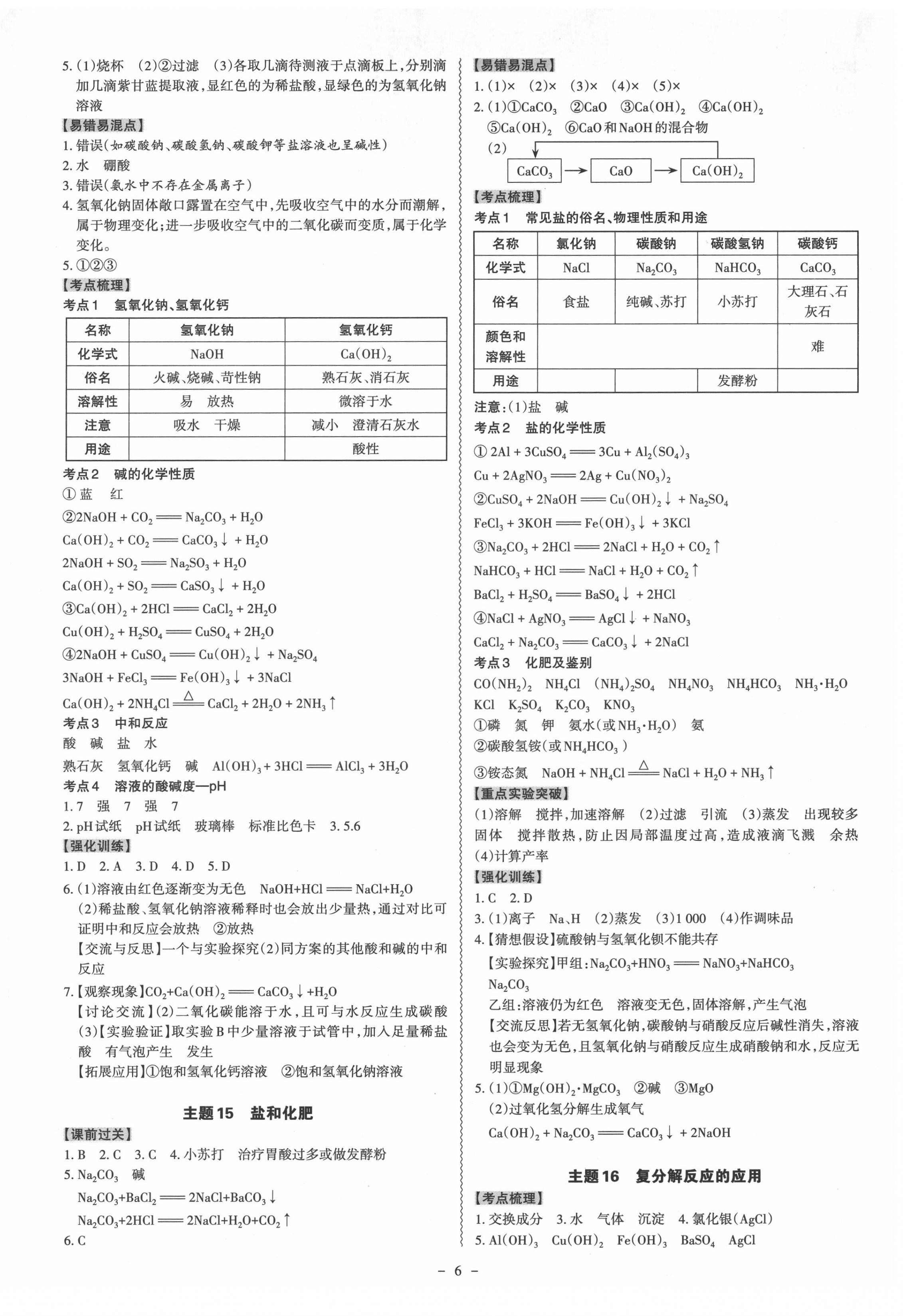 2022年中考沖刺化學(xué)廣東專版 第6頁