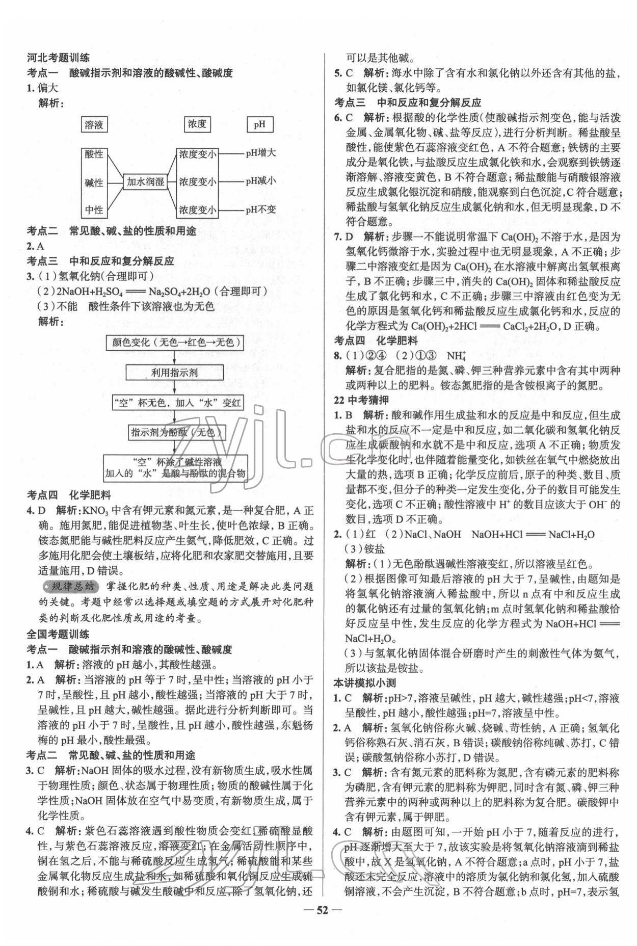 2022年高效復(fù)習(xí)中考化學(xué) 第12頁(yè)