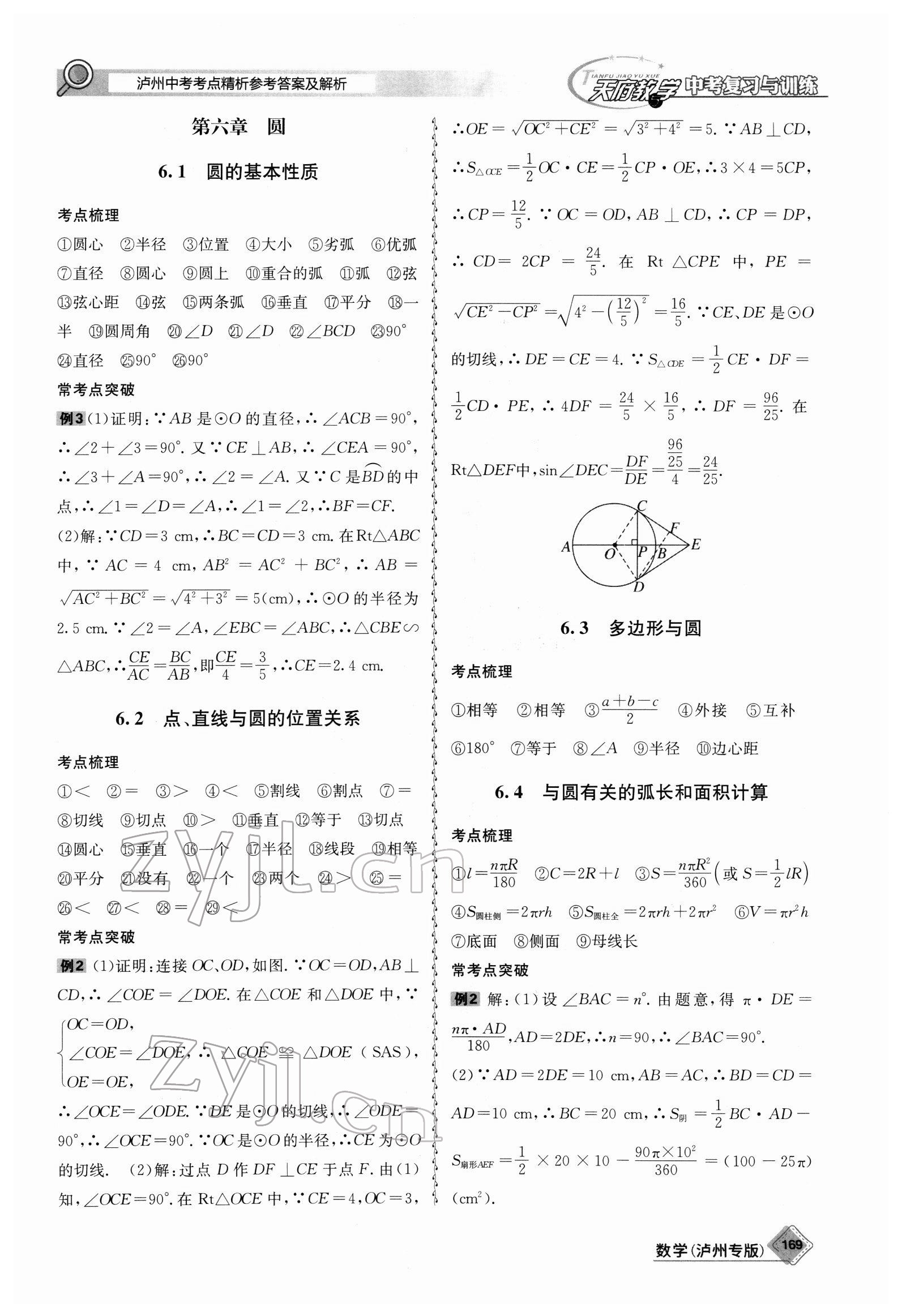 2022年天府教与学中考复习与训练数学泸州专版 第7页