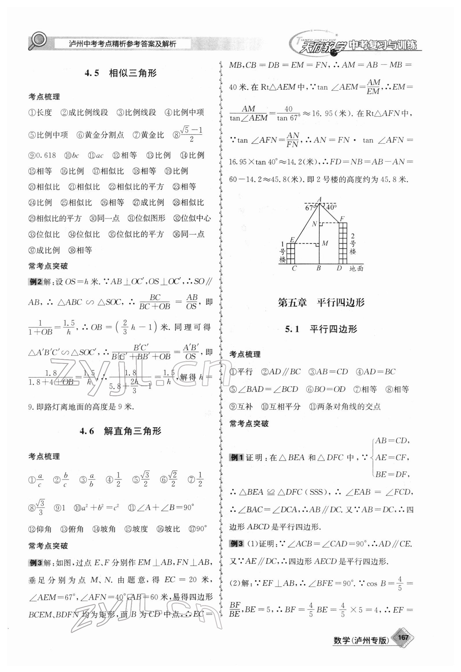 2022年天府教与学中考复习与训练数学泸州专版 第5页