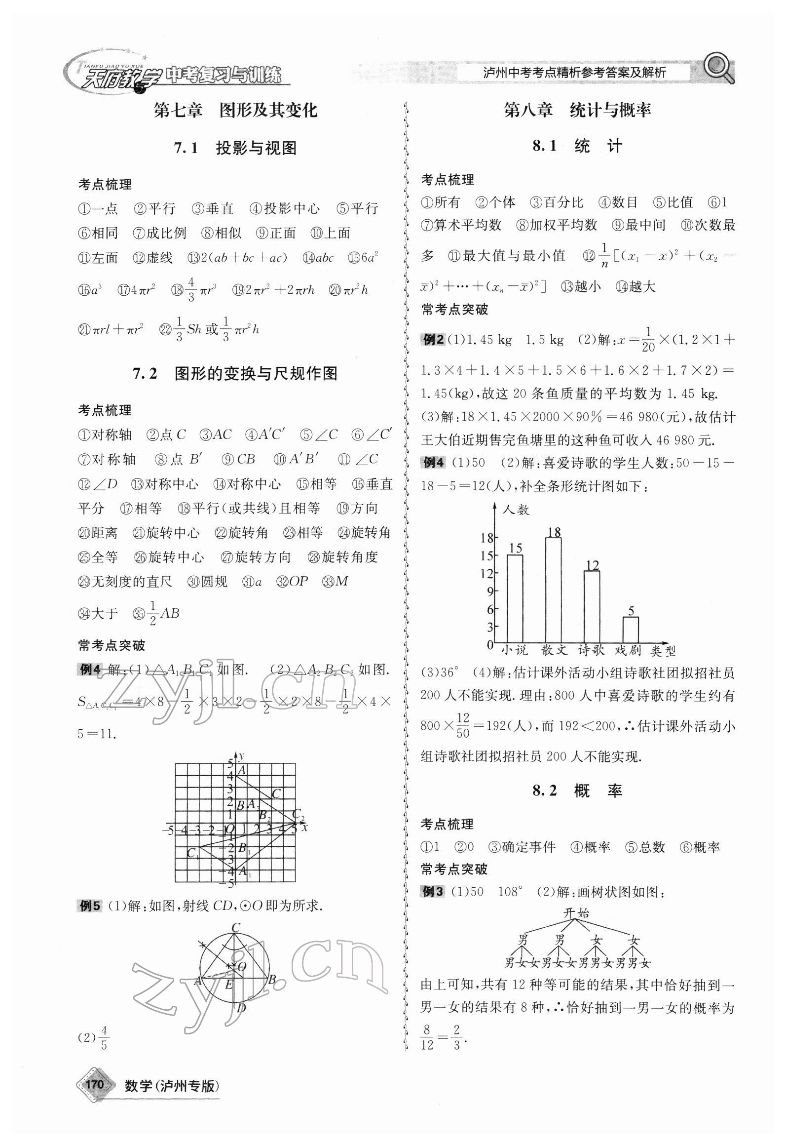 2022年天府教与学中考复习与训练数学泸州专版 第8页