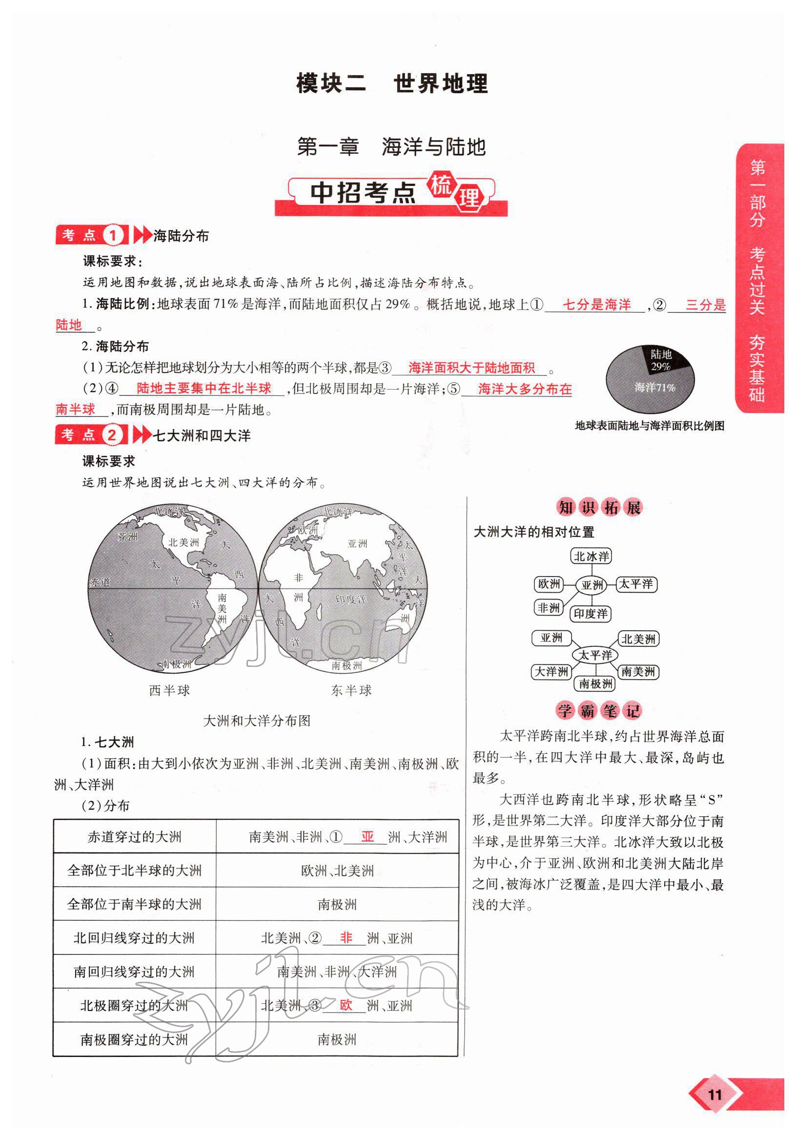 2022年新思路黑龙江教育出版社地理河南 参考答案第31页