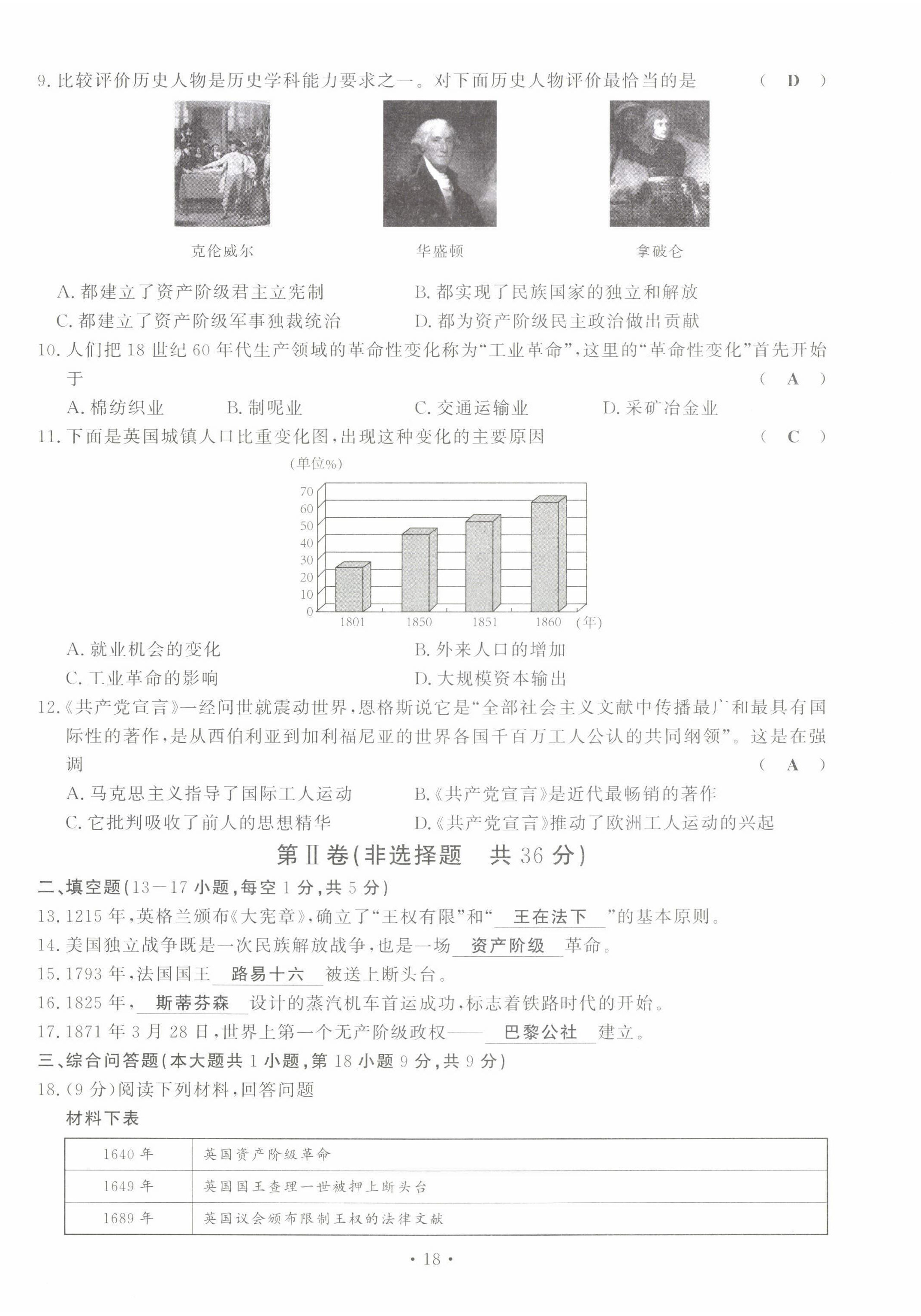 2022年導(dǎo)學與演練九年級歷史全一冊人教版貴陽專版 第23頁