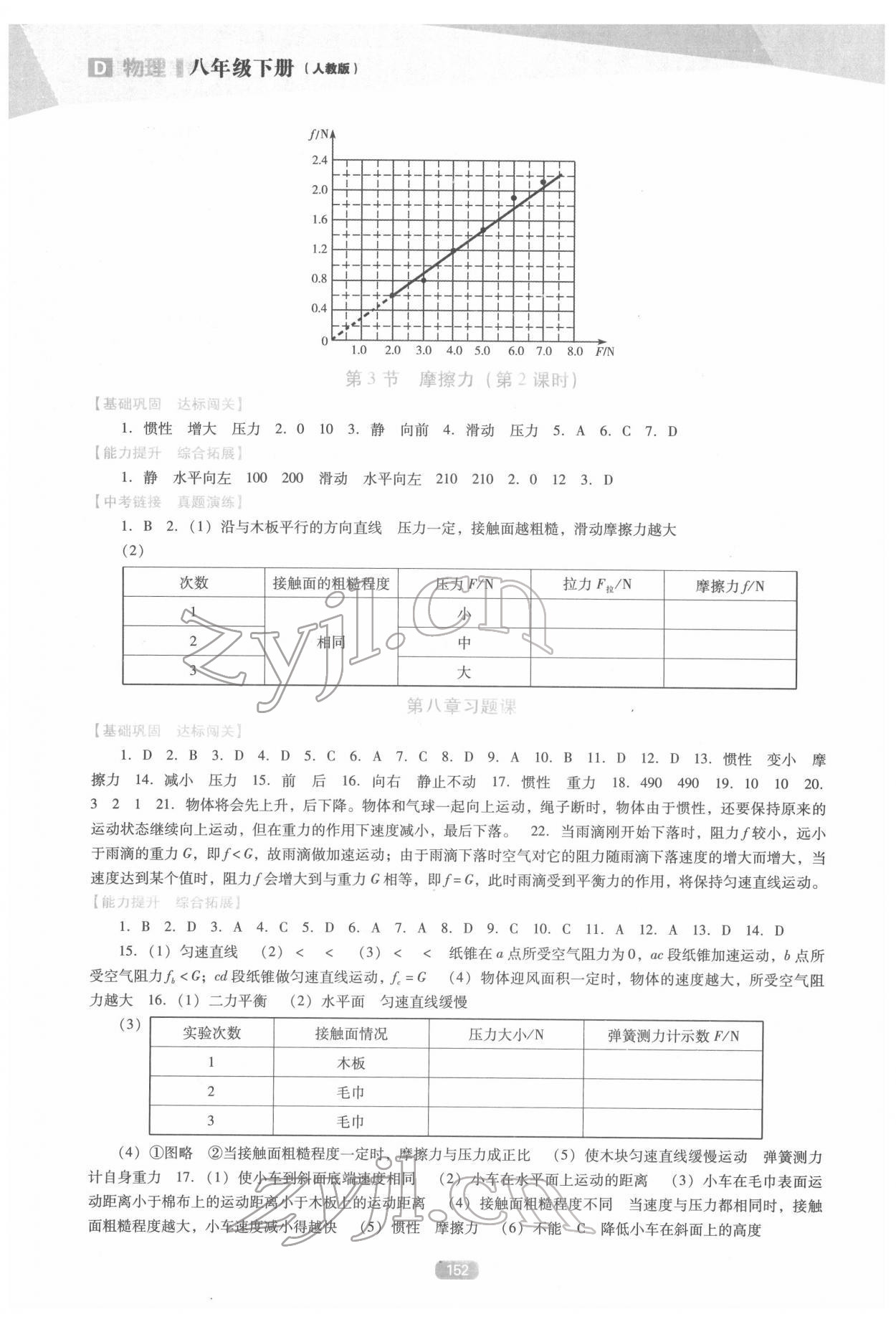 2022年新課程能力培養(yǎng)八年級物理下冊人教版D版 第4頁