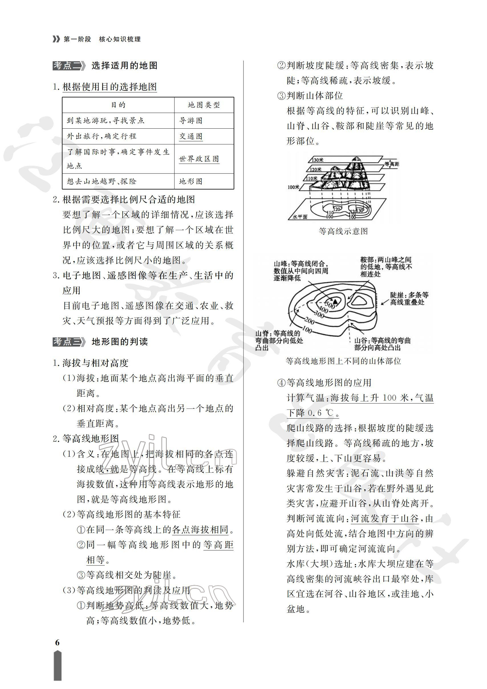 2022年芝麻开花学考方略地理人教版 参考答案第6页