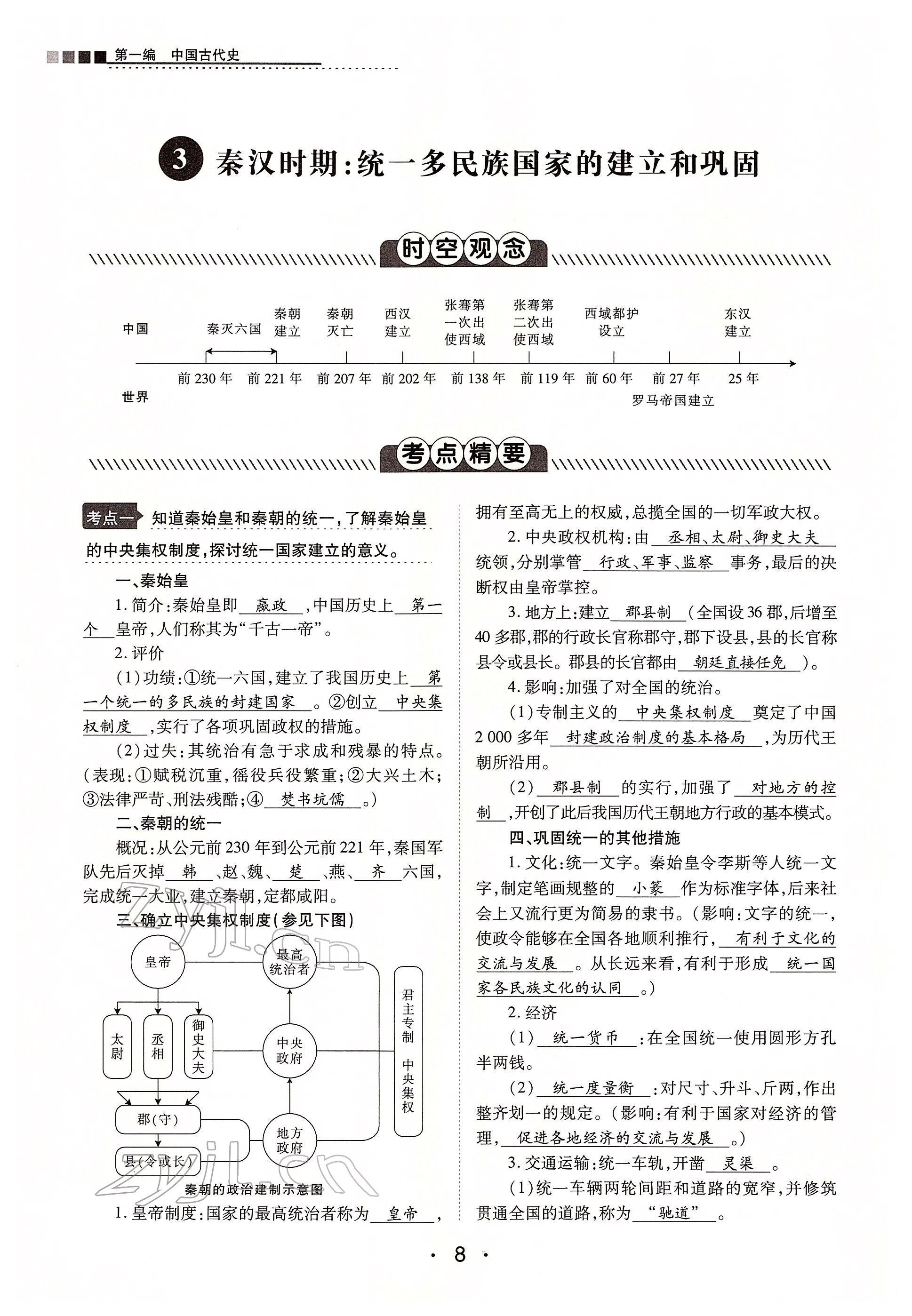 2022年学考新评价历史人教版 第8页