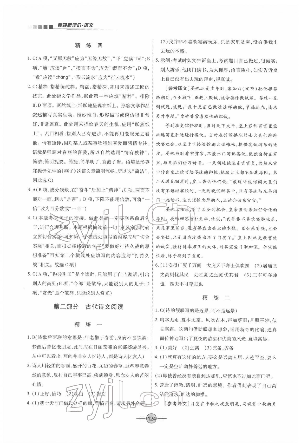 2022年专项新评价中考二轮语文江西专版 第2页