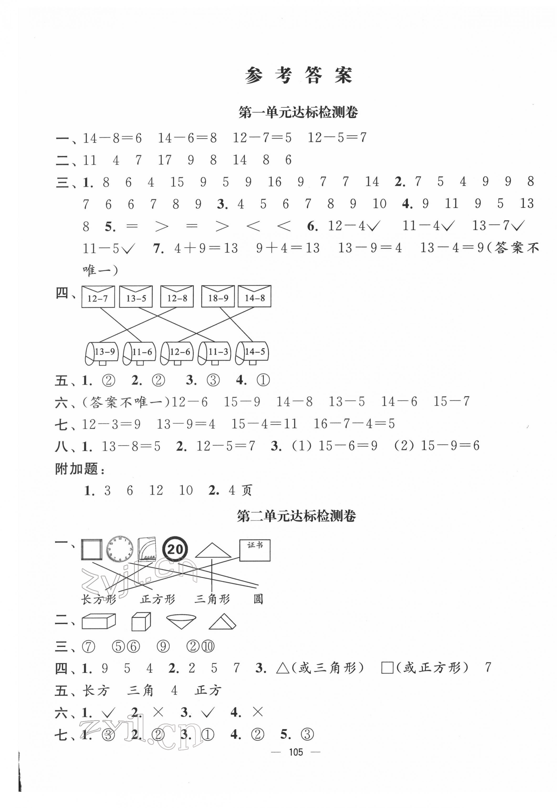 2022年江苏好卷一年级数学下册苏教版 第1页