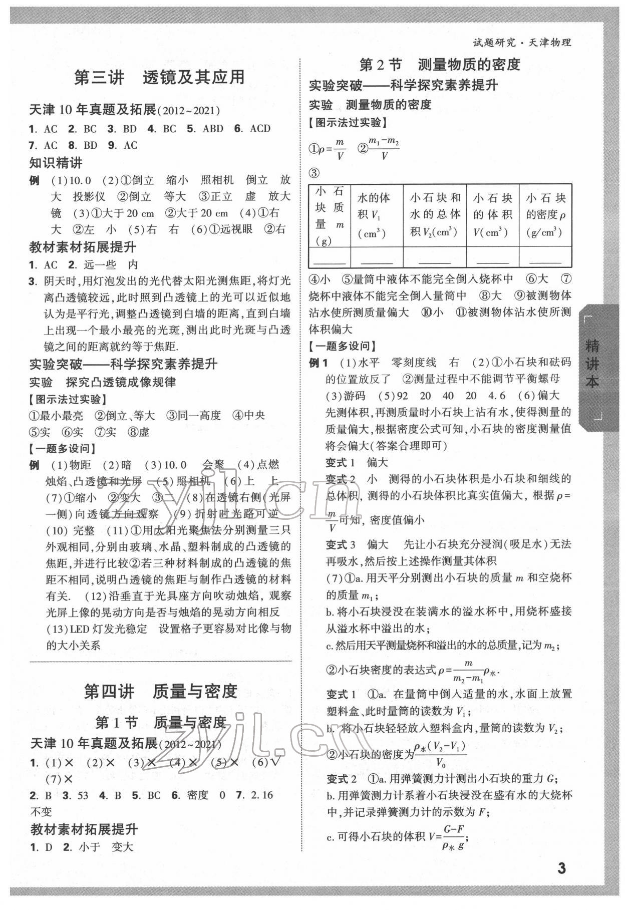 2022年万唯中考试题研究物理中考人教版天津专版 第2页