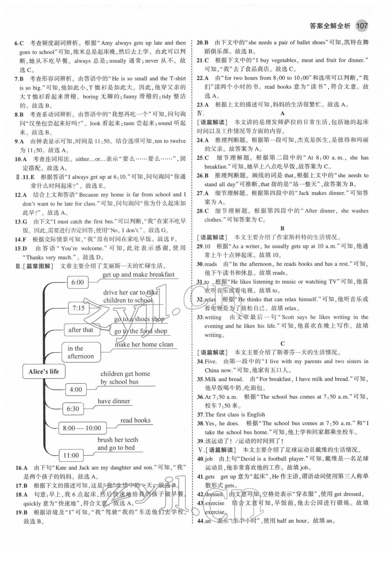 2022年5年中考3年模擬七年級(jí)英語(yǔ)下冊(cè)人教版山西專版 第5頁(yè)