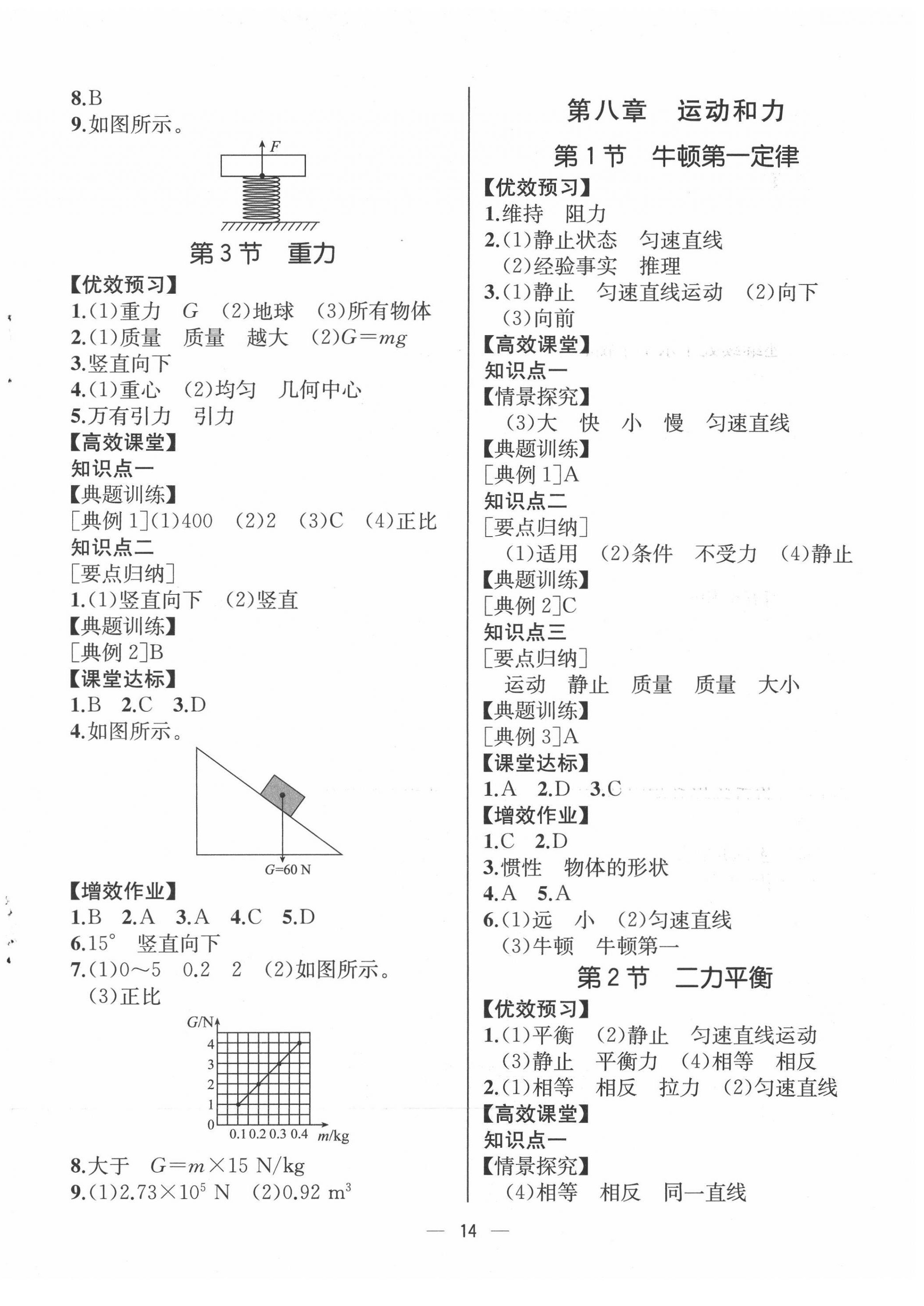 2022年人教金学典同步解析与测评八年级物理下册人教版云南专版 第2页