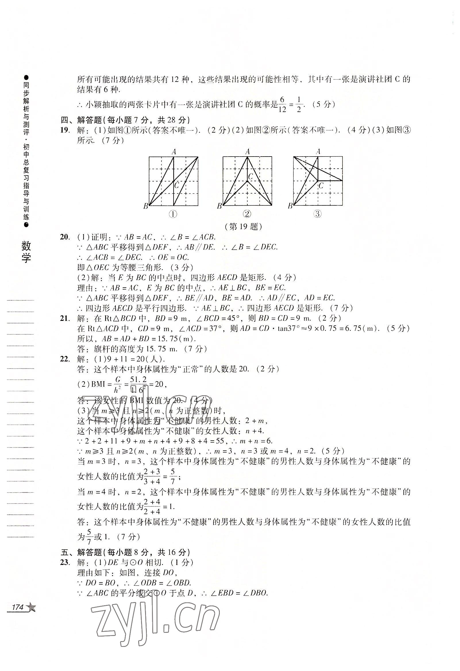 2022年同步解析与测评初中总复习指导与训练数学人教版 第10页