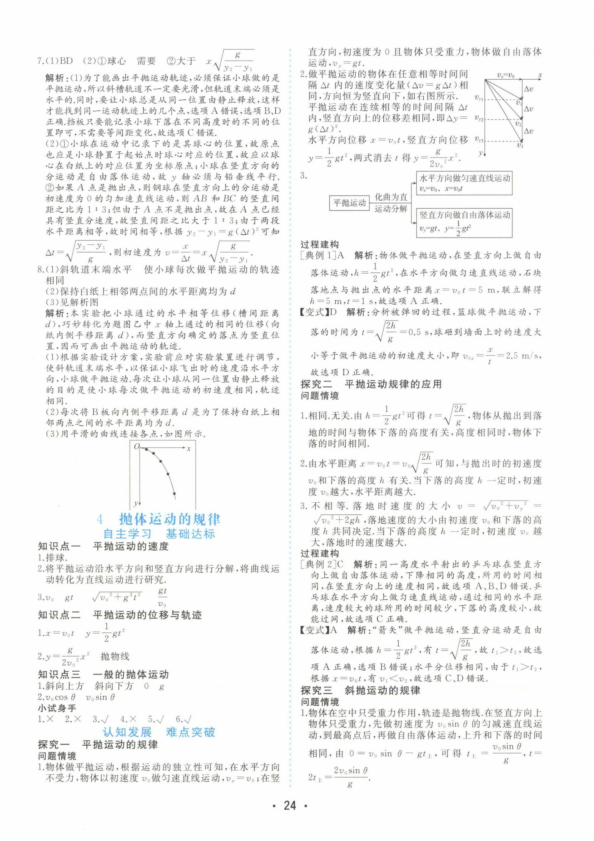 2022年金版學(xué)案高中同步輔導(dǎo)與檢測(cè)高中物理必修第二冊(cè)人教版 第4頁(yè)