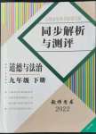 2022年人教金学典同步解析与测评九年级道德与法治下册人教版云南专版
