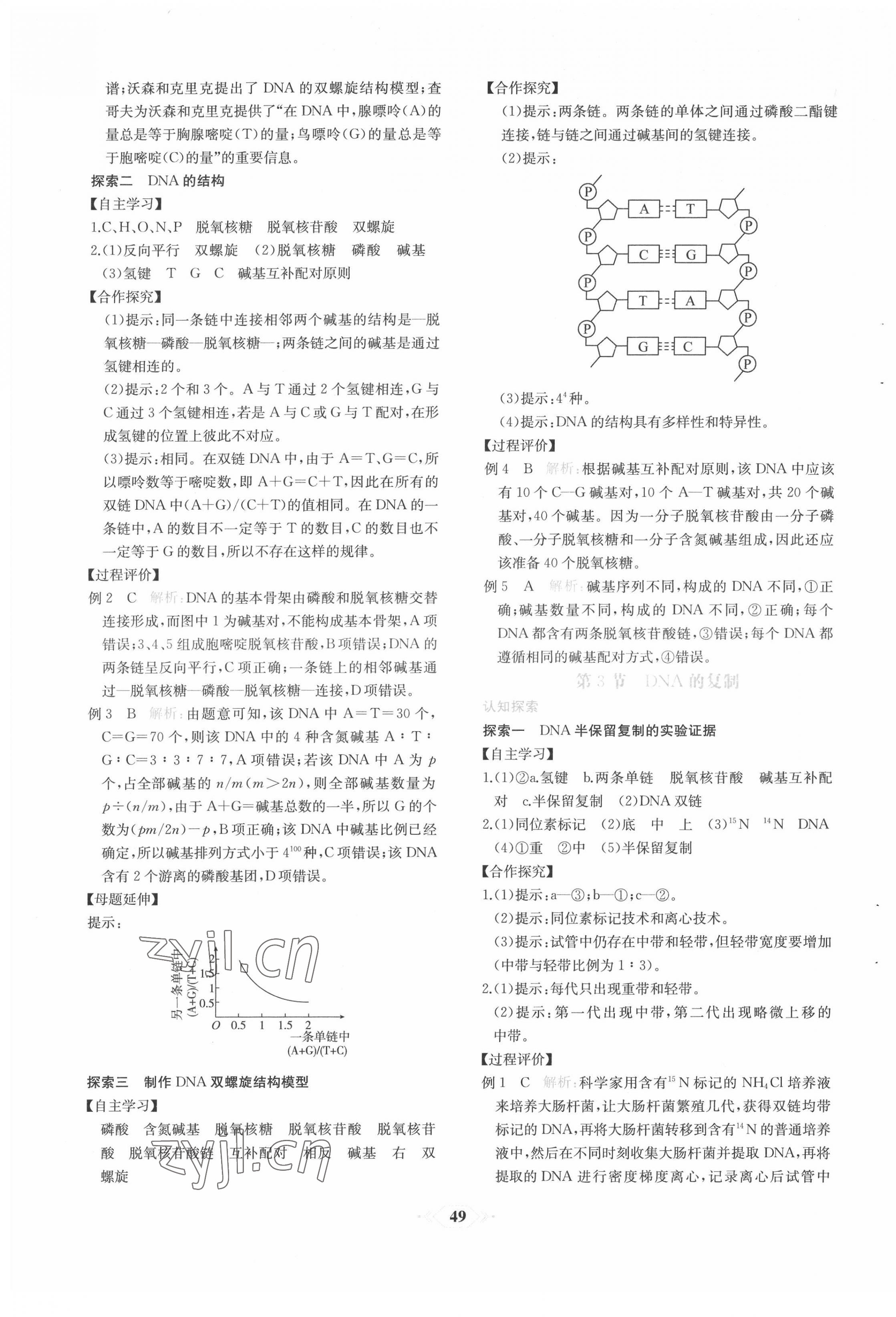 2022年新课程学习评价方案课时练高中生物必修2人教版 第17页