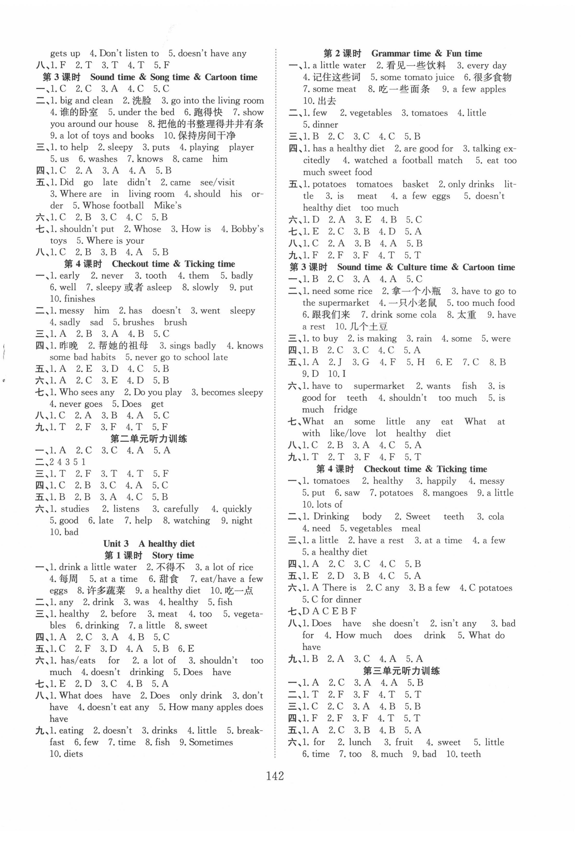 2022年阳光课堂课时作业六年级英语下册译林版 第2页