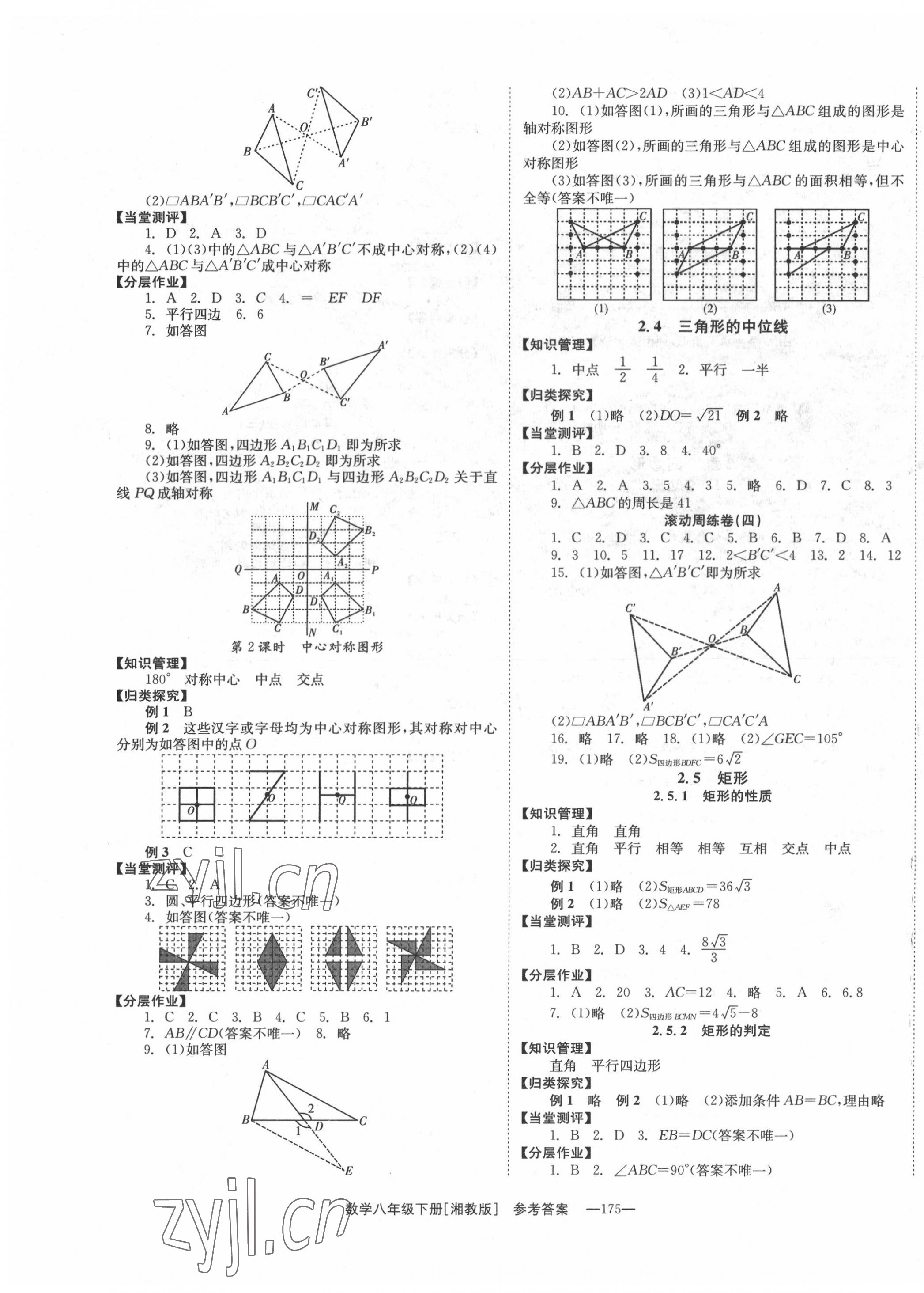 2022年全效学习同步学练测八年级数学下册湘教版 第3页