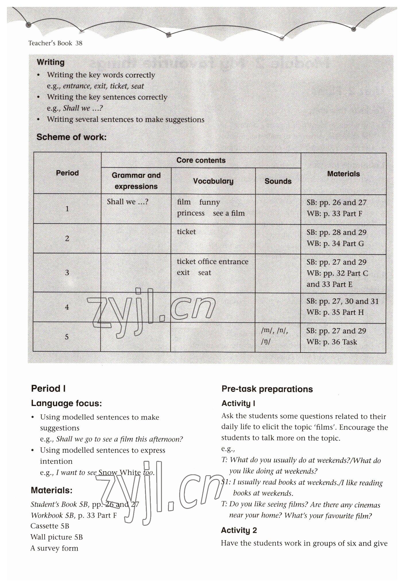 2022年教材課本五年級(jí)英語(yǔ)下冊(cè)滬教版五四制 參考答案第38頁(yè)