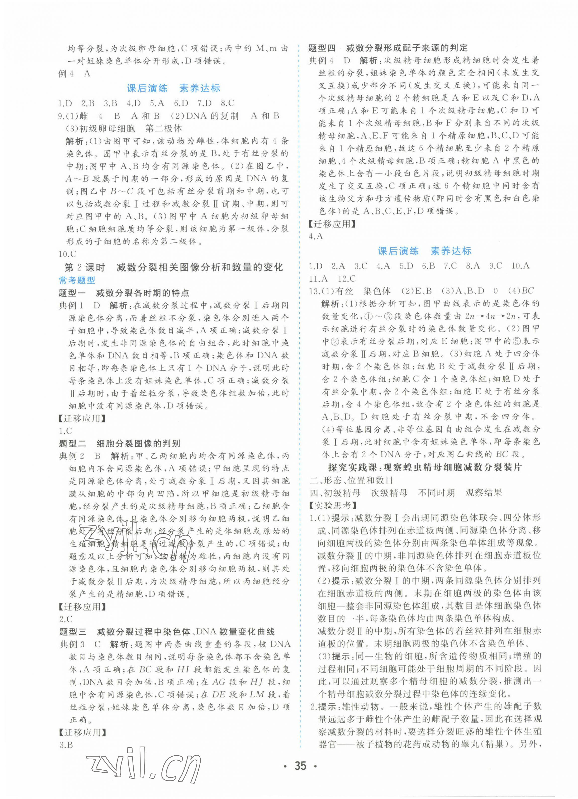 2022年金版学案高中同步辅导与检测生物必修2遗传与进化人教版 第7页