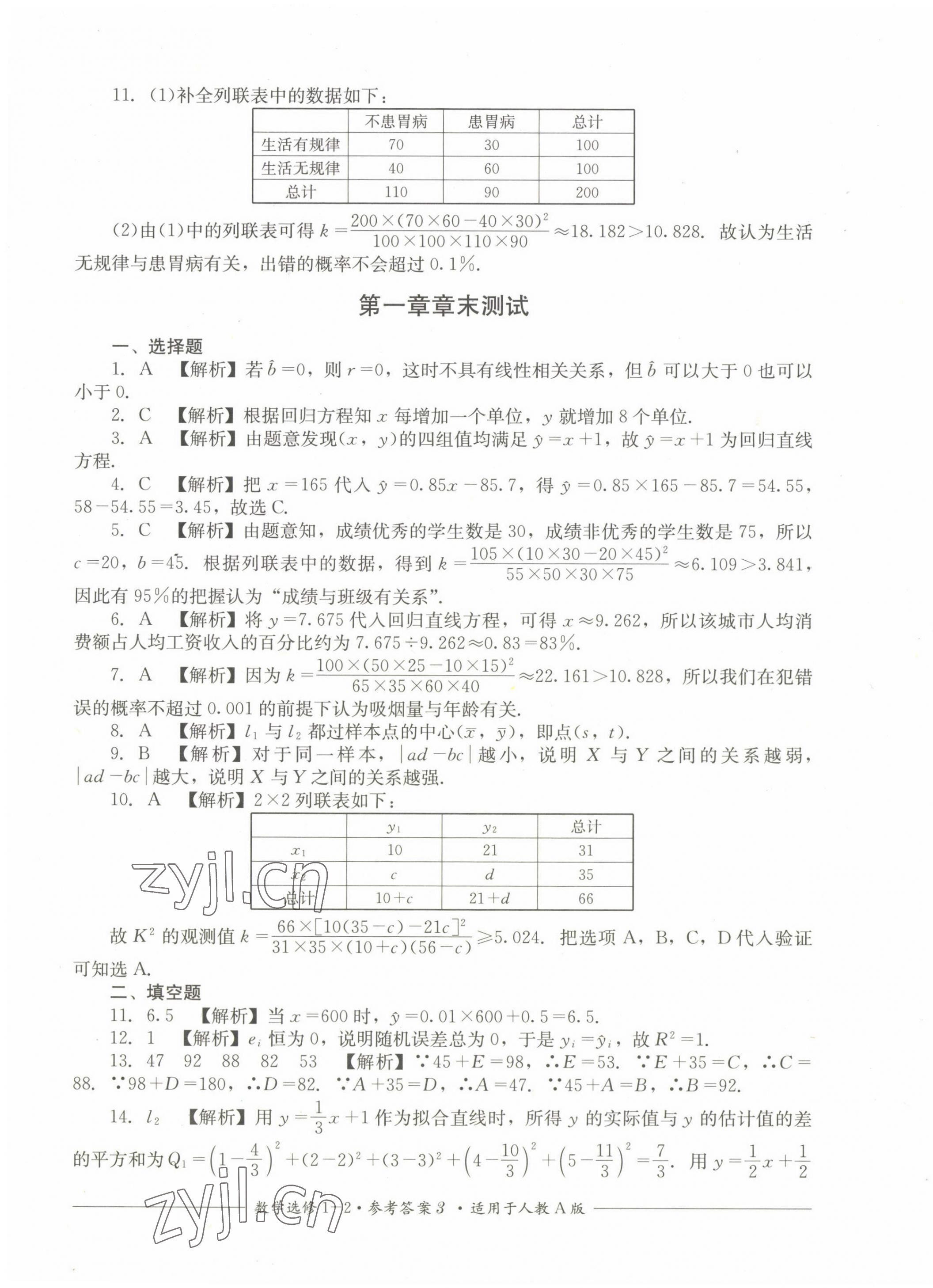 2022年直指名校過關評測高中數學選修1-2人教版 第3頁