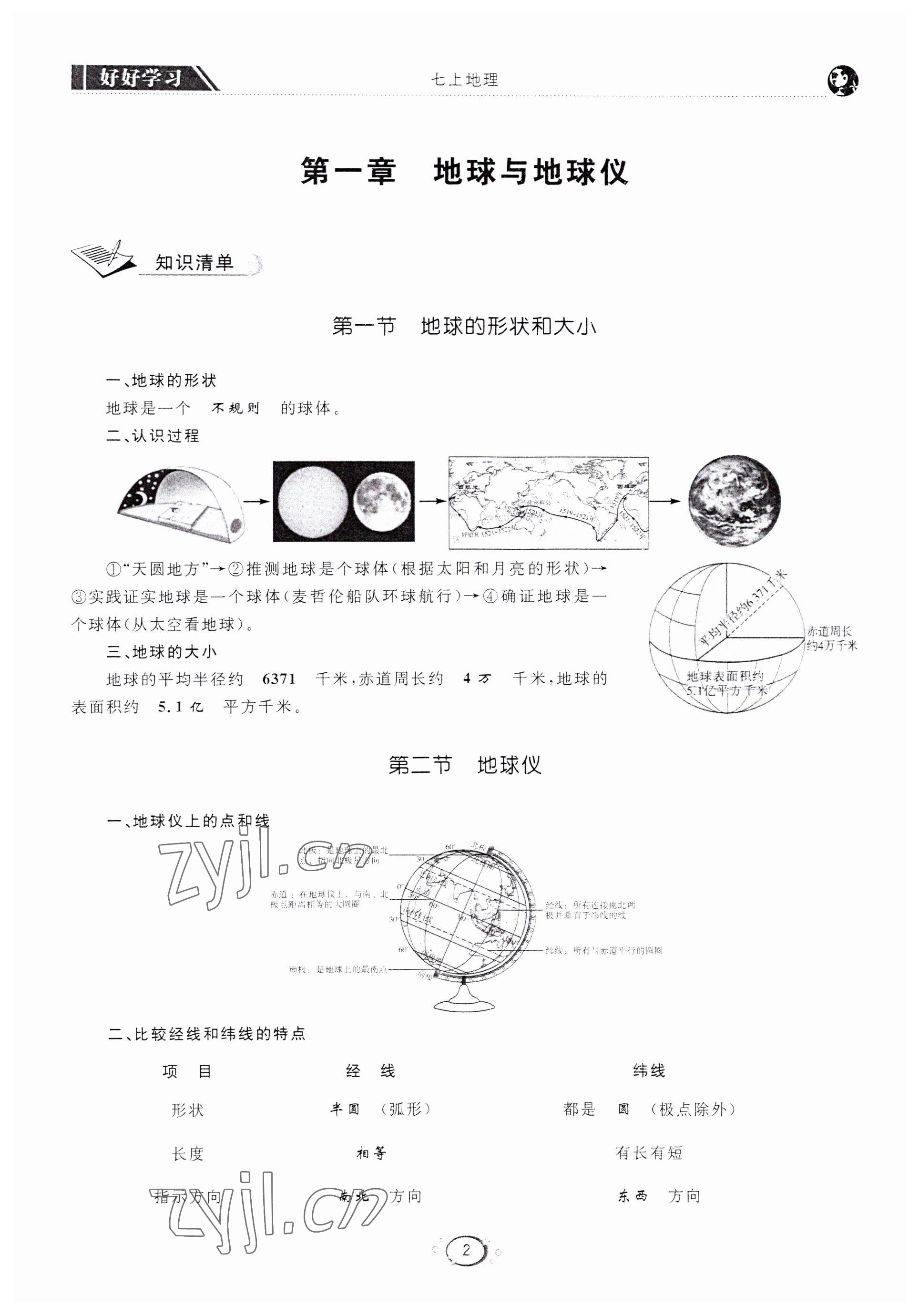 2022年好好学习同步训练七年级地理下册人教版 第5页