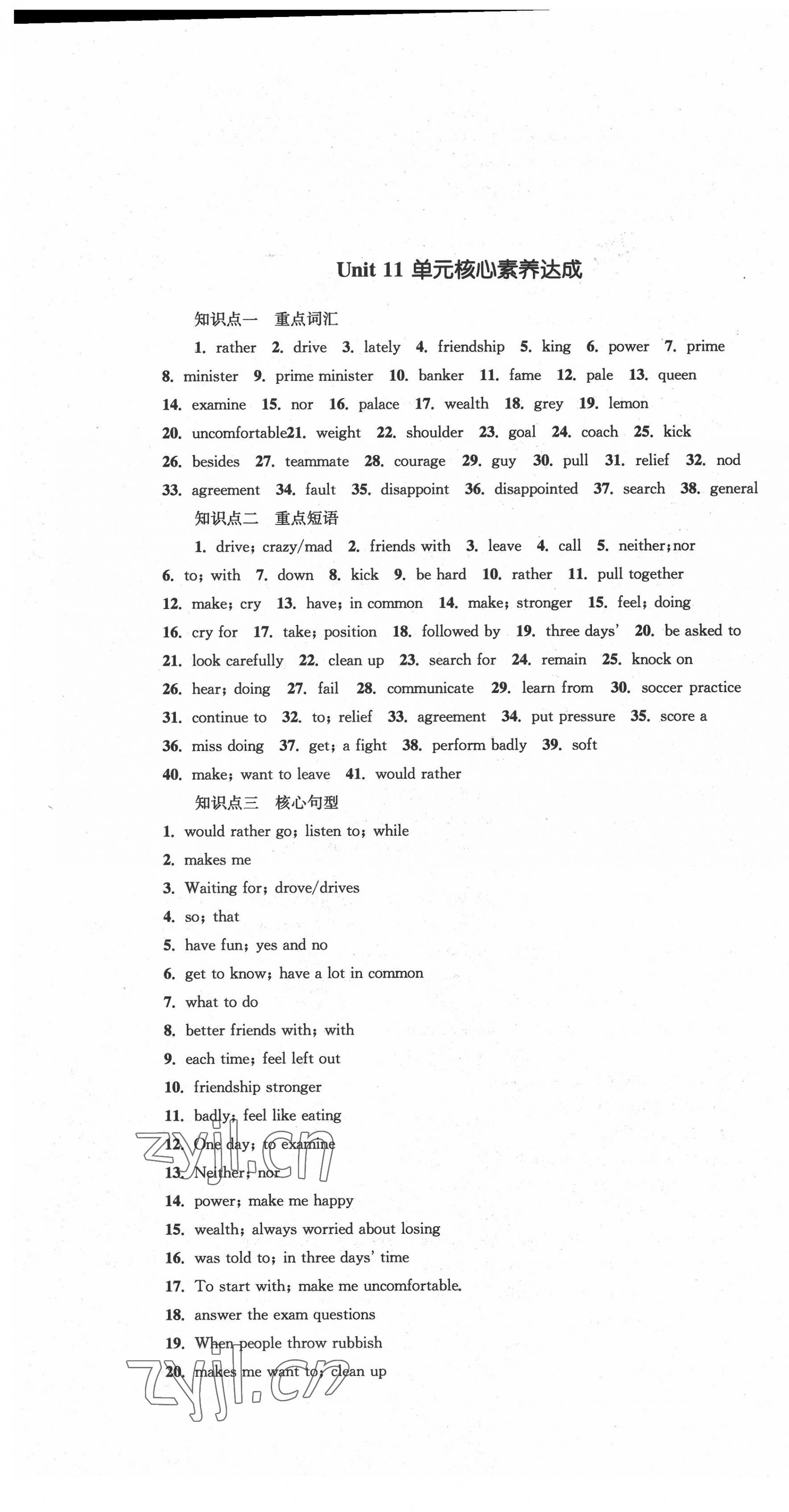 2022年学科素养与能力提升九年级英语下册人教版 第1页