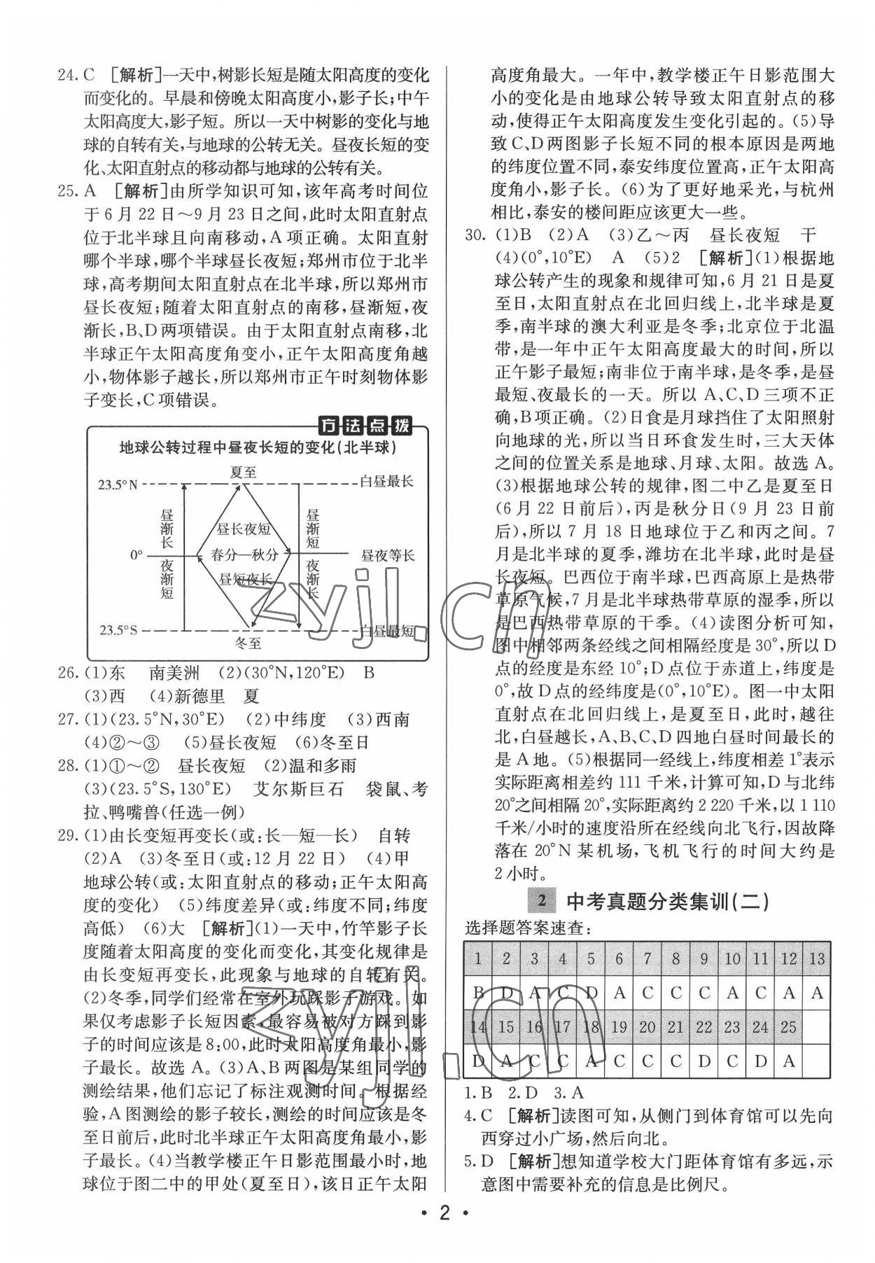 2022年神龙牛皮卷直通中考地理 第2页