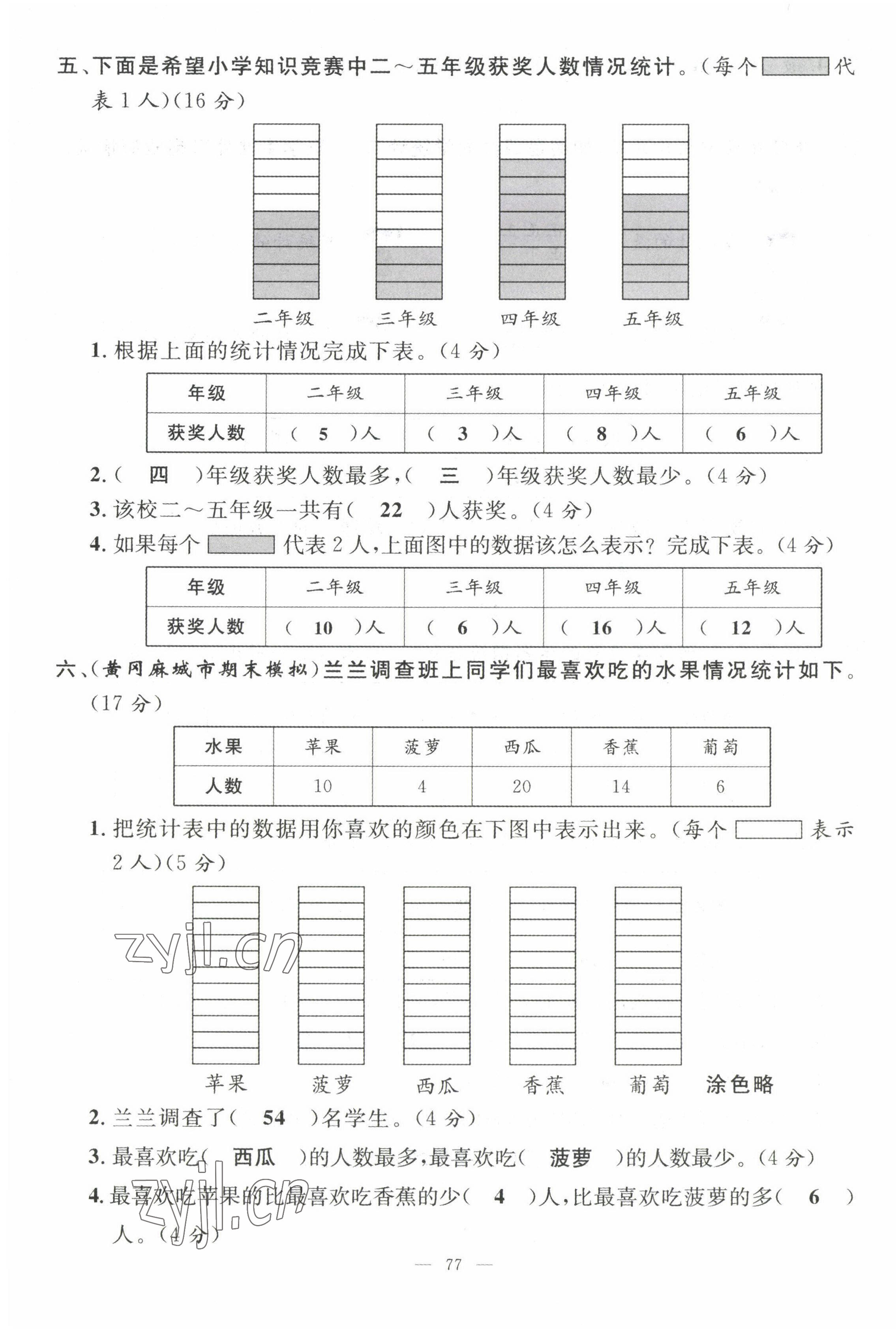 2022年名師測控二年級數(shù)學下冊人教版鄂黃專版 第3頁