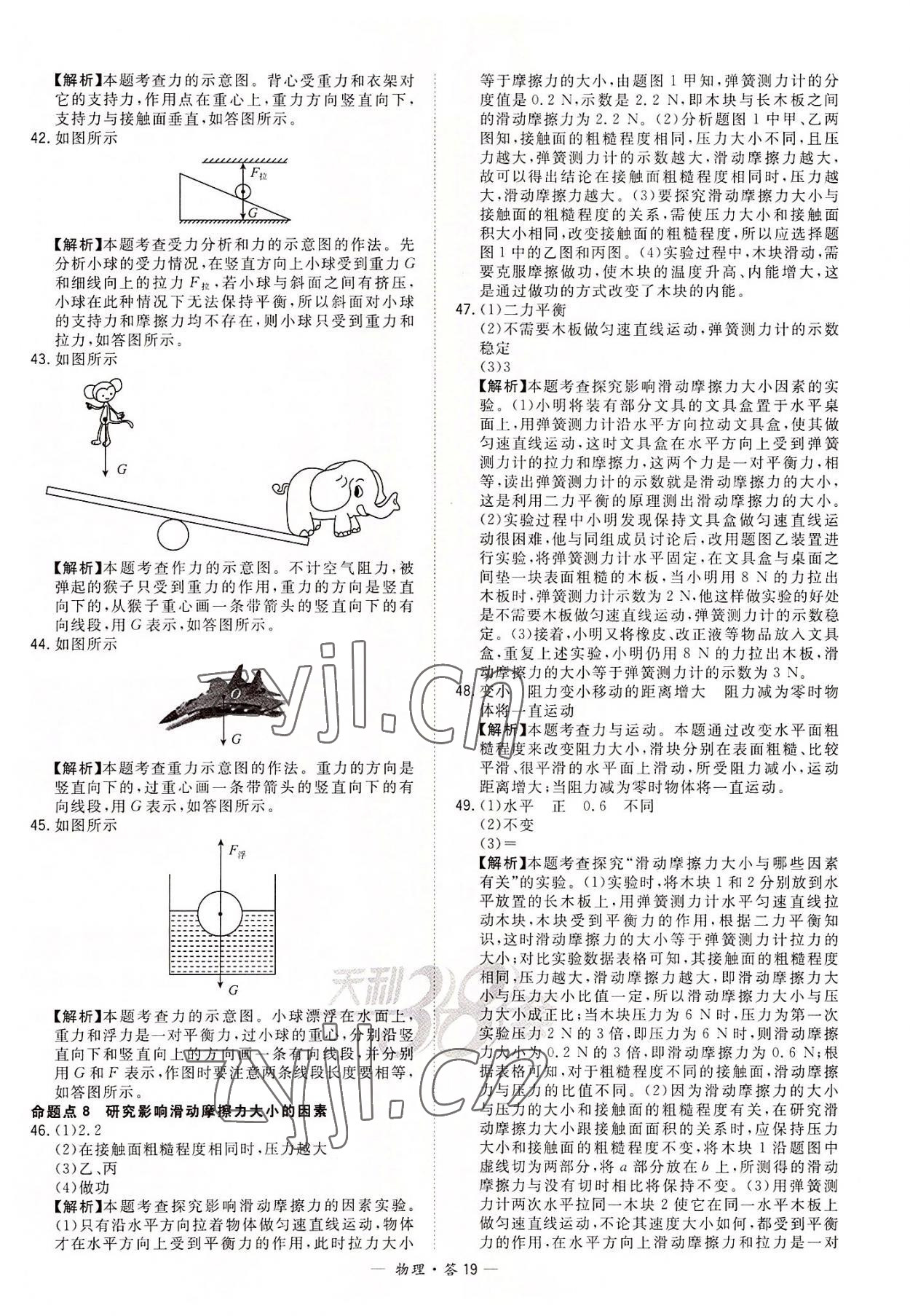 2022年天利38套全國中考試題分類訓(xùn)練物理 第19頁