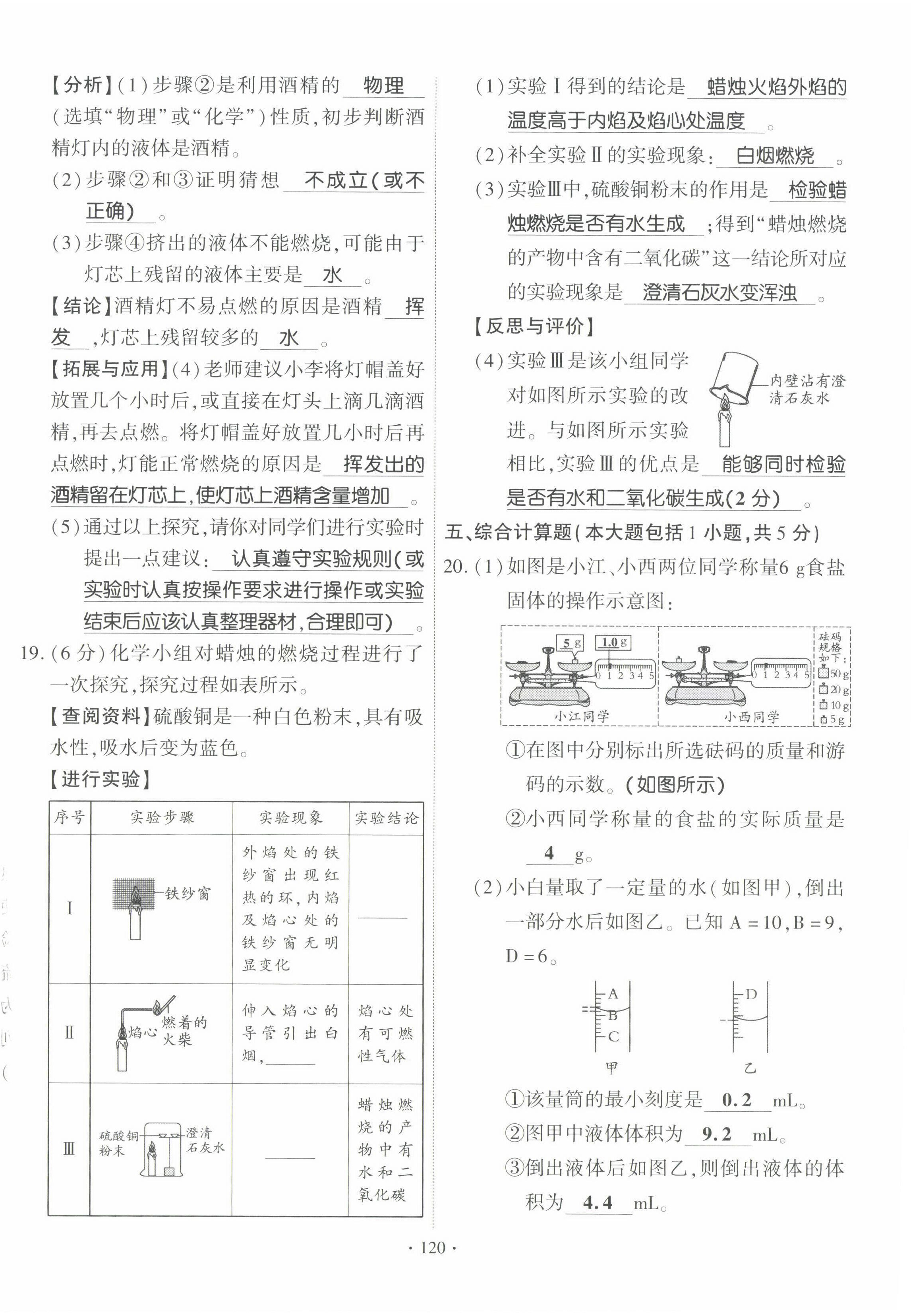 2022年暢優(yōu)新課堂九年級化學(xué)上冊人教版江西專版 第4頁