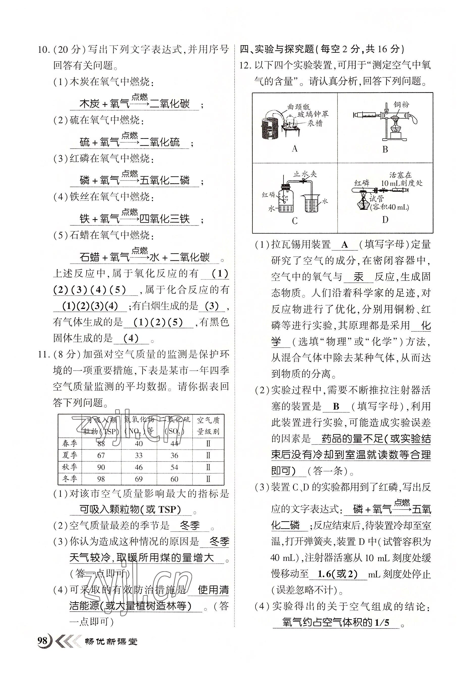 2022年暢優(yōu)新課堂九年級(jí)化學(xué)上冊(cè)人教版江西專版 第6頁(yè)