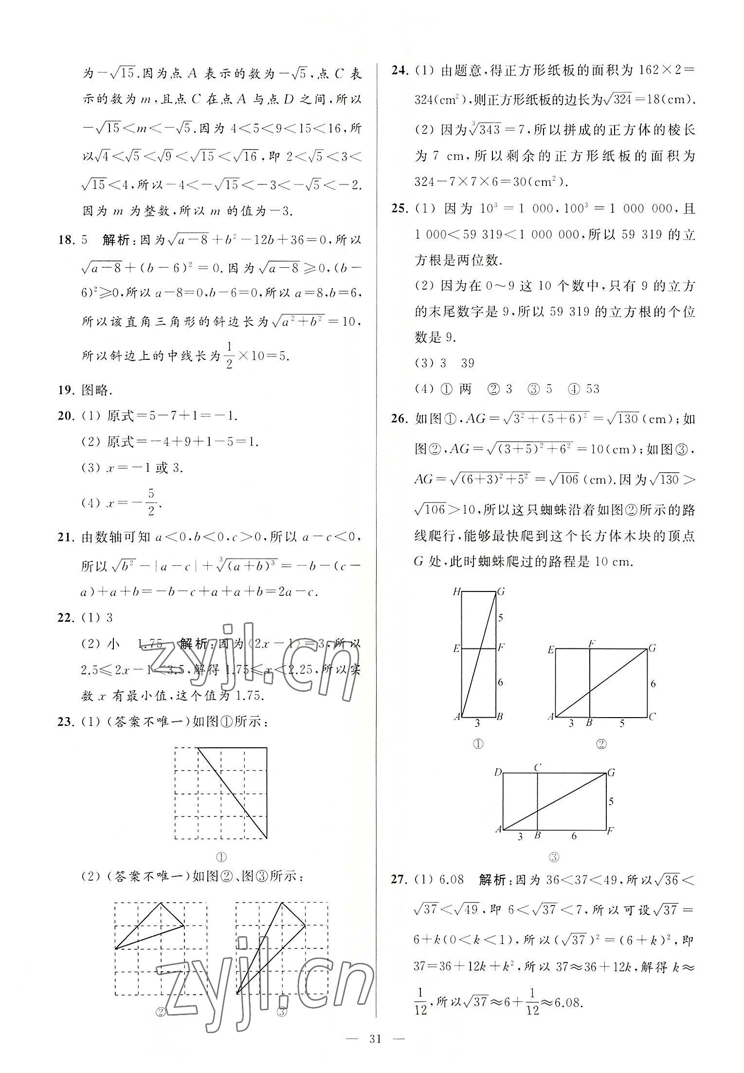 2022年亮点给力大试卷八年级数学上册苏科版 第31页