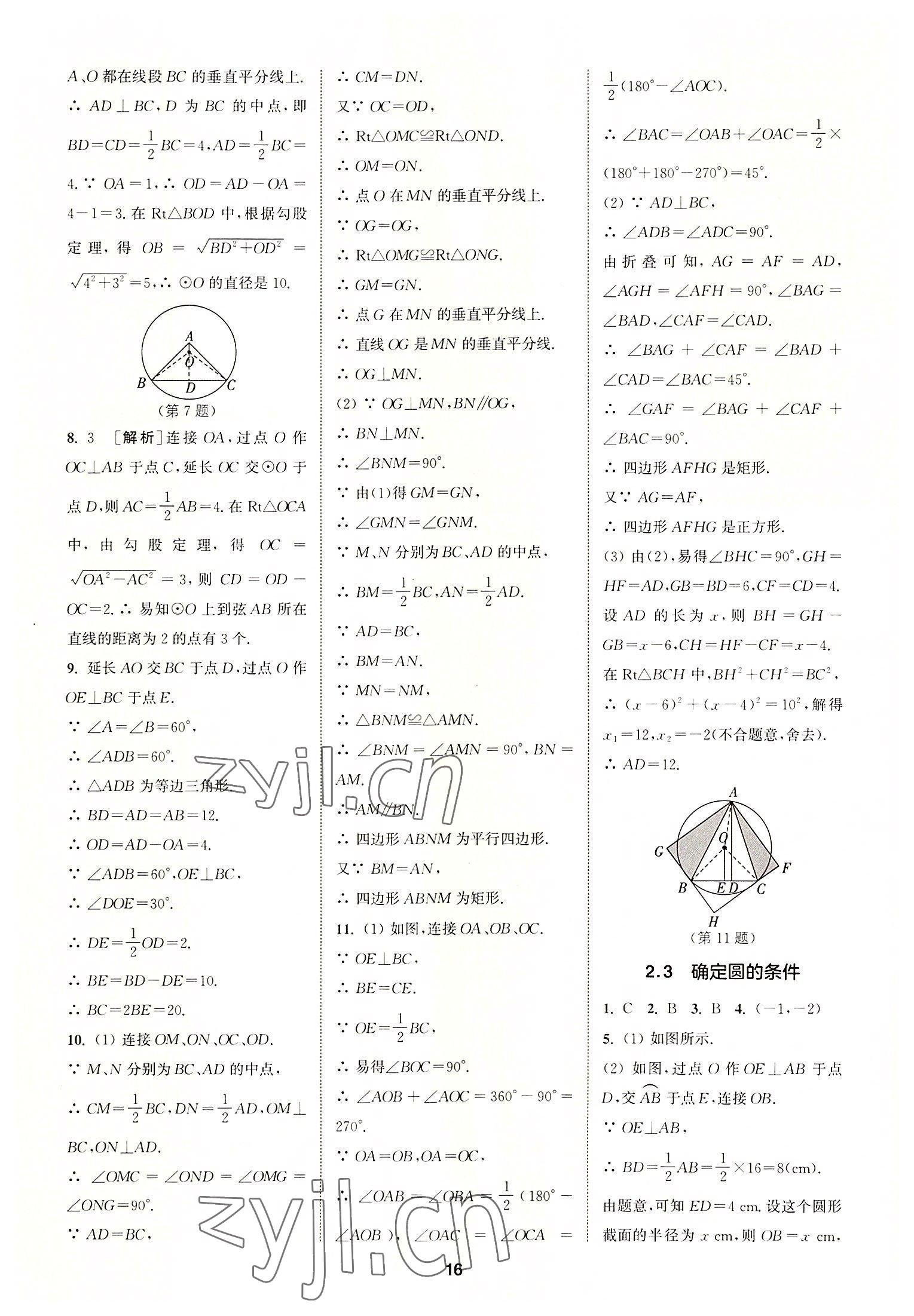 2022年拔尖特训九年级数学上册苏科版 第16页