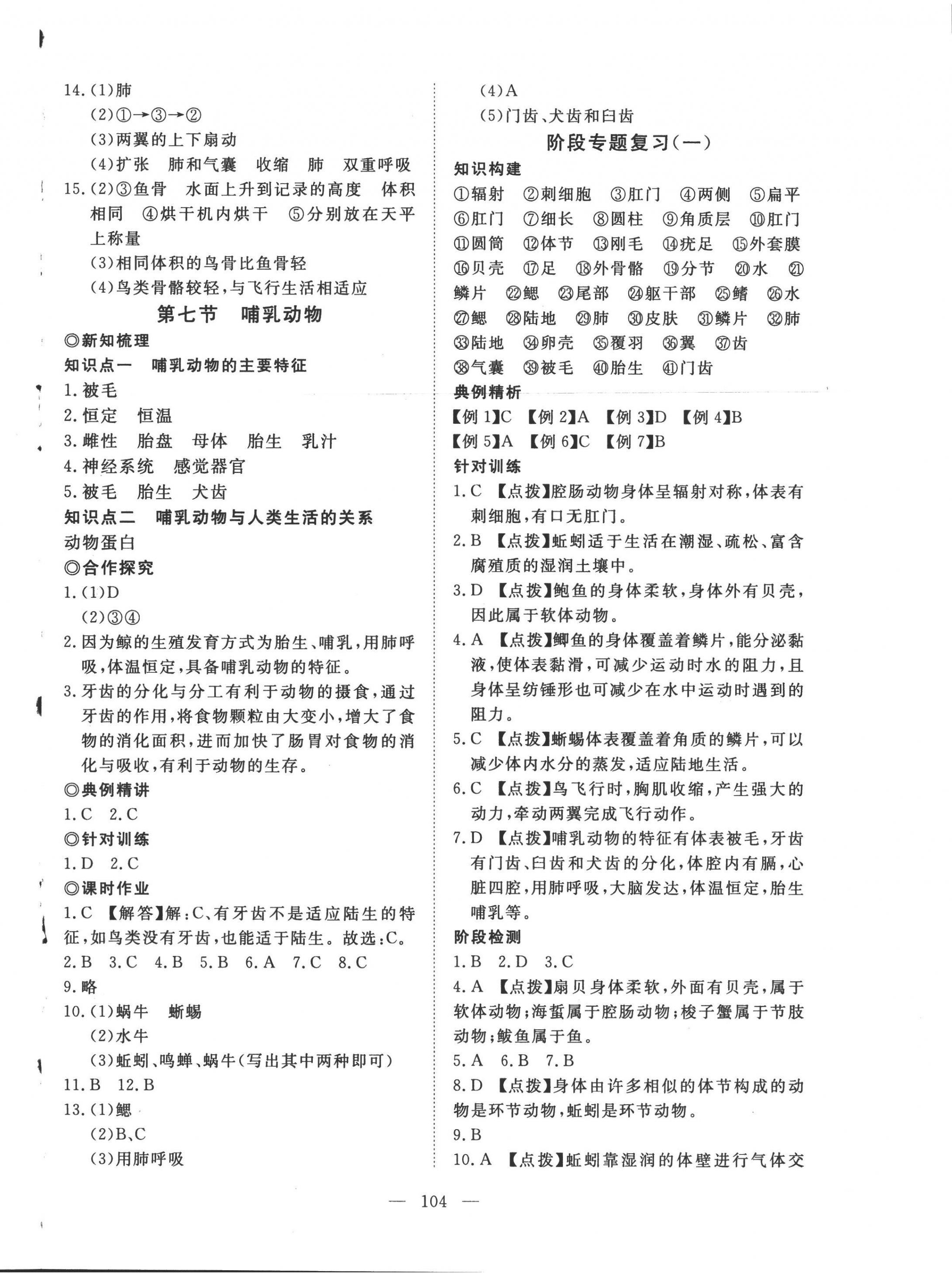 2022年351高效课堂导学案八年级生物上册人教版 第4页