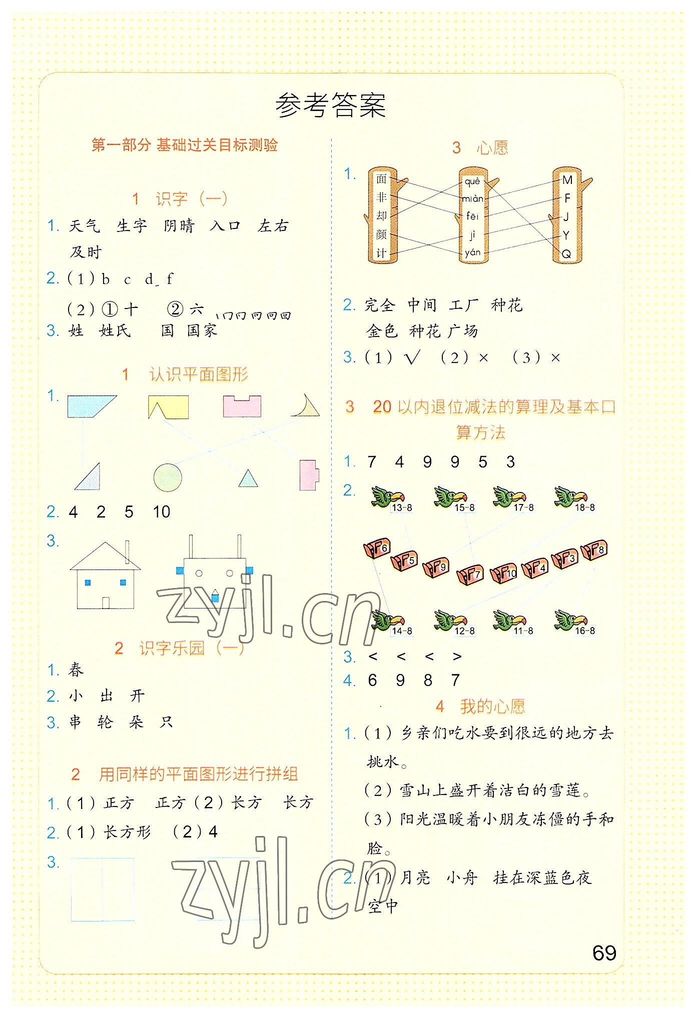 2022年新思維假期作業(yè)暑假吉林大學(xué)出版社一年級(jí)東莞專版 第1頁(yè)