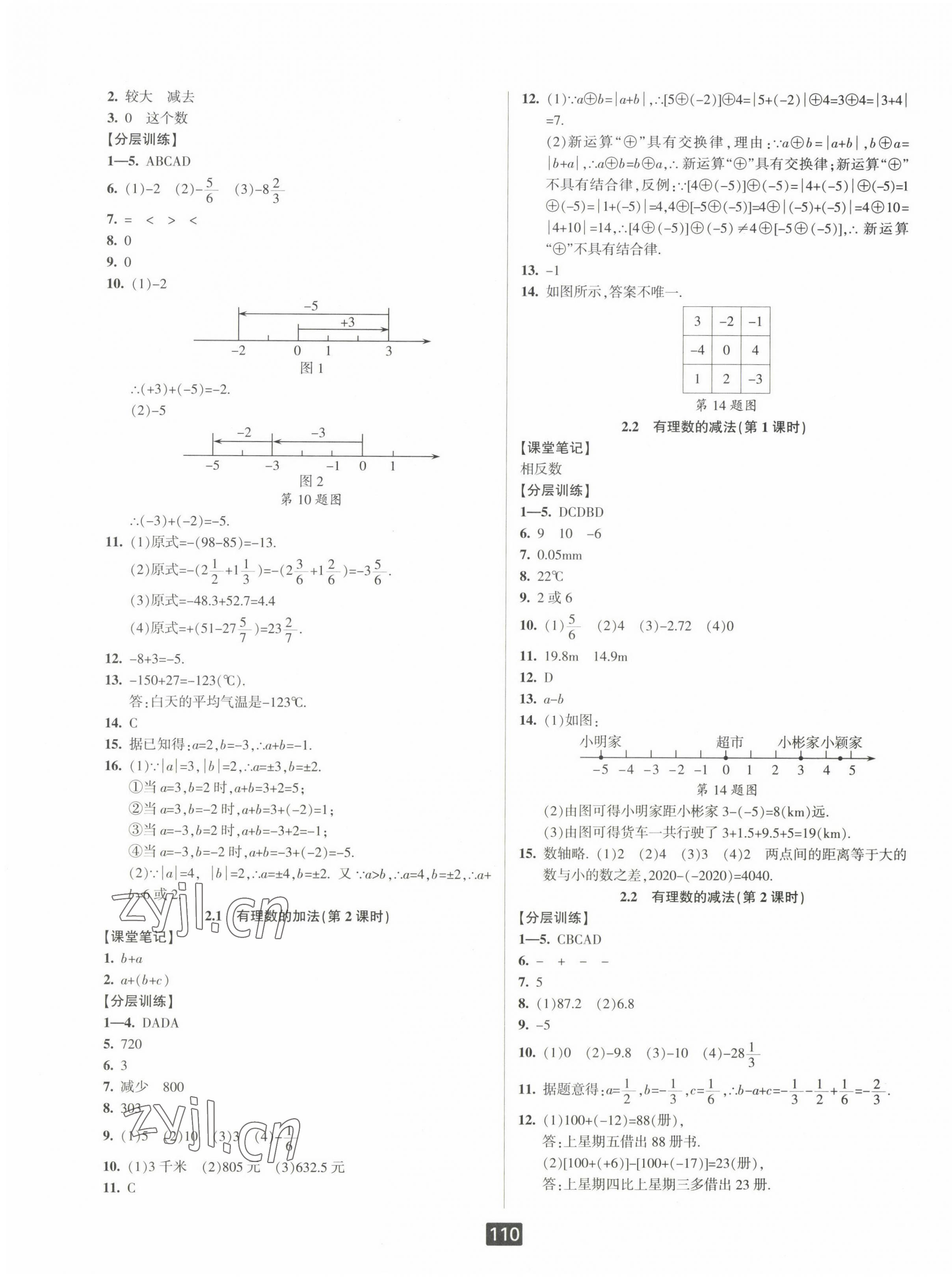 2022年励耘书业励耘新同步七年级数学上册浙教版 第3页