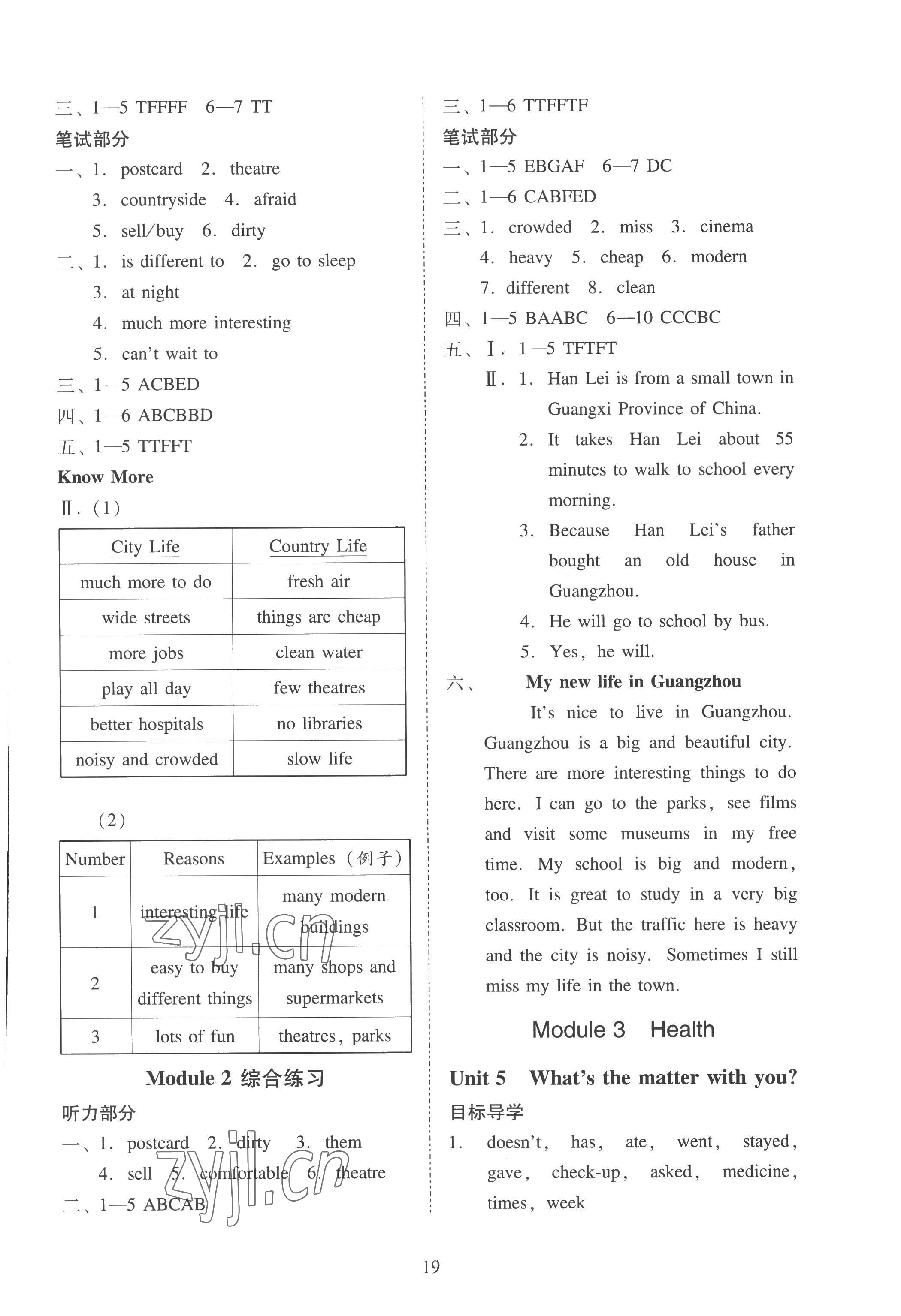 2022年目標(biāo)實(shí)施手冊六年級英語上冊教科版廣州專版 第3頁