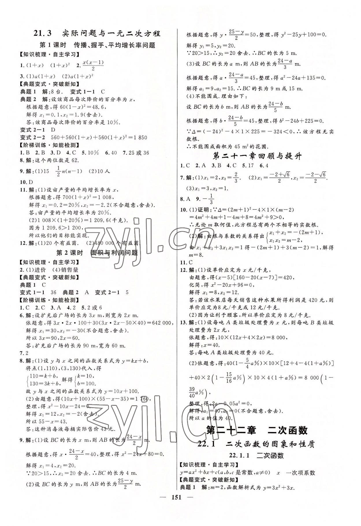 2022年夺冠百分百新导学课时练九年级数学上册人教版 第3页