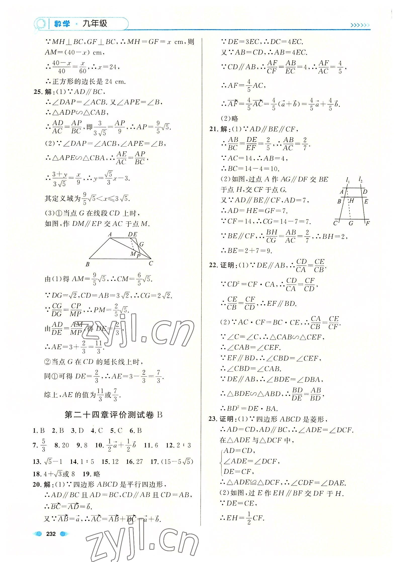 2022年上海作业九年级数学全一册沪教版54制 第12页