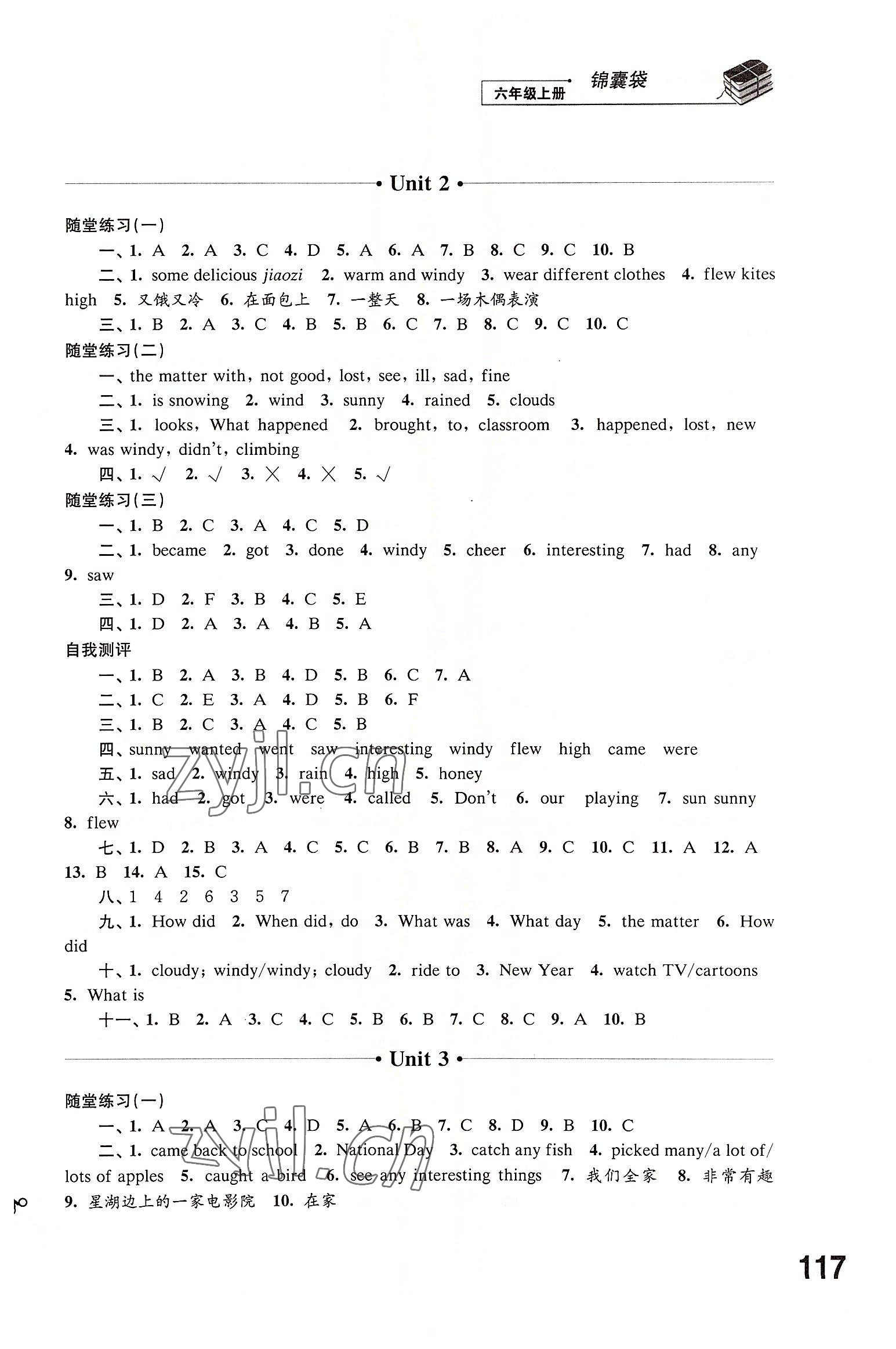 2022年同步練習江蘇六年級英語上冊譯林版 第2頁